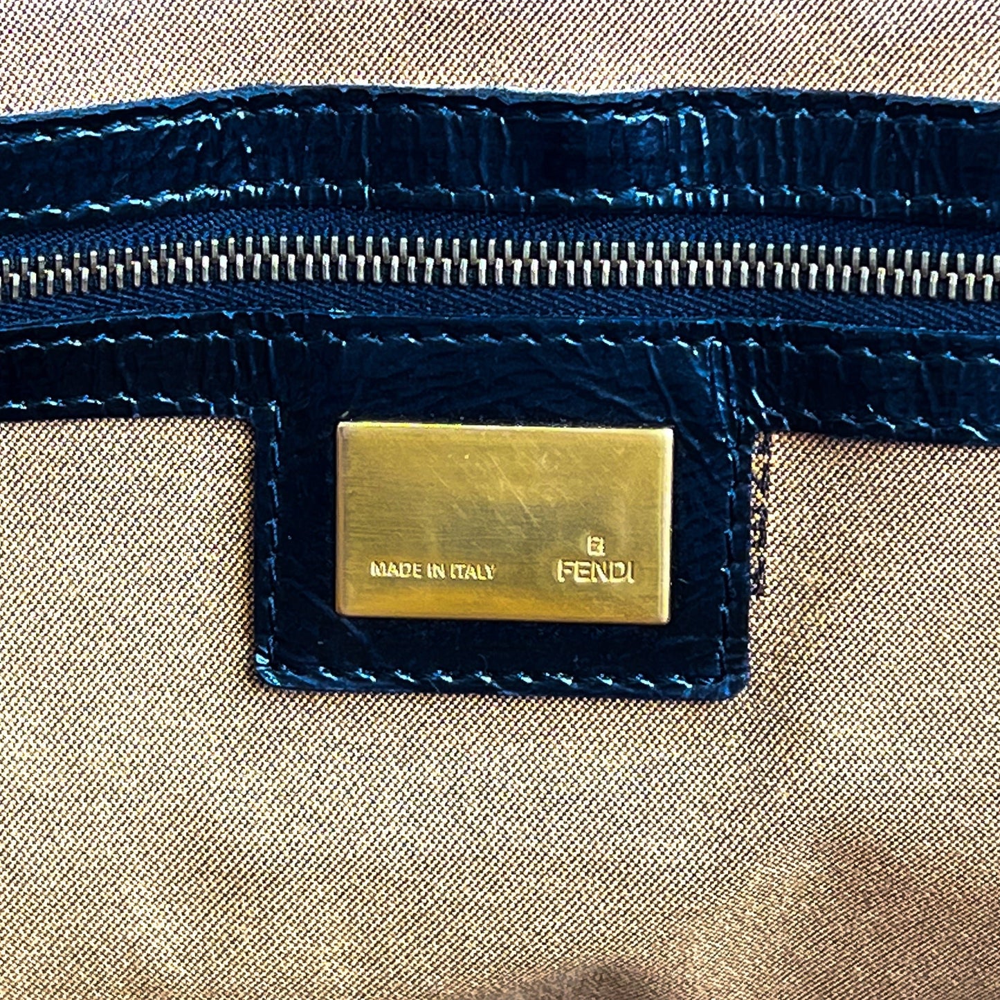 Fendi Black Patent Leather De Jour Tote Bag - St. Luxe