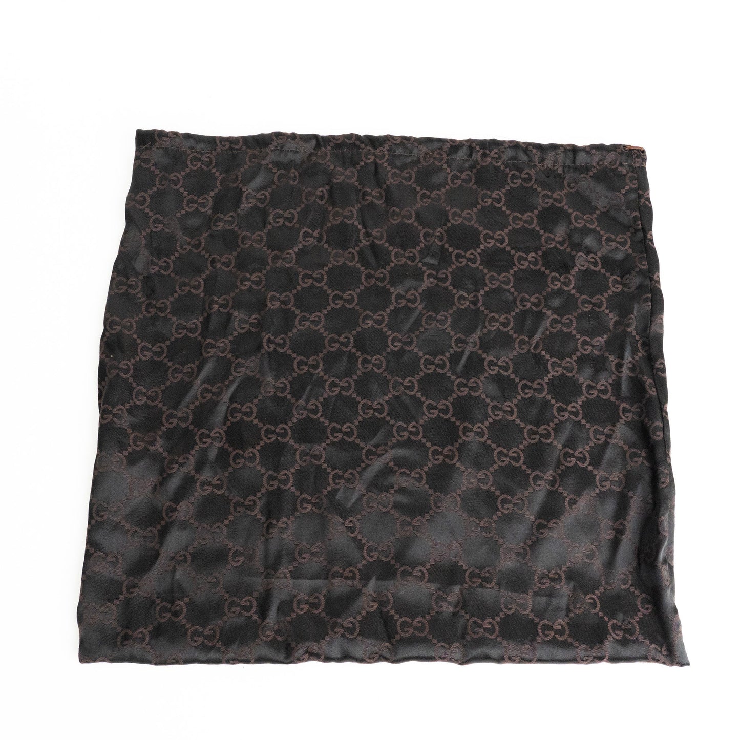 Gucci 97 suede GG Monogram Drawstring Tote Bag - St. Luxe
