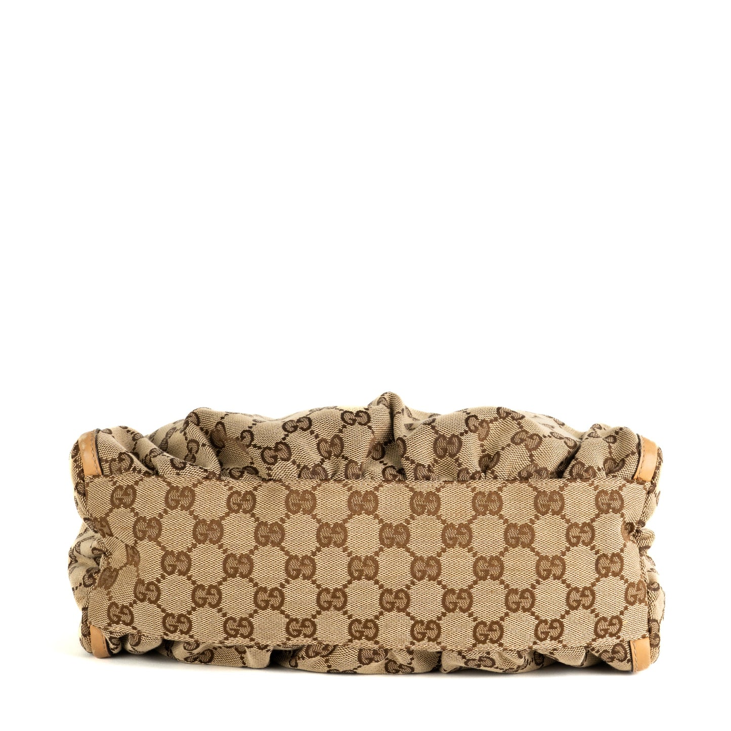 Gucci Beige GG Canvas and Leather Abbey D-Ring Shoulder Bag - St. Luxe