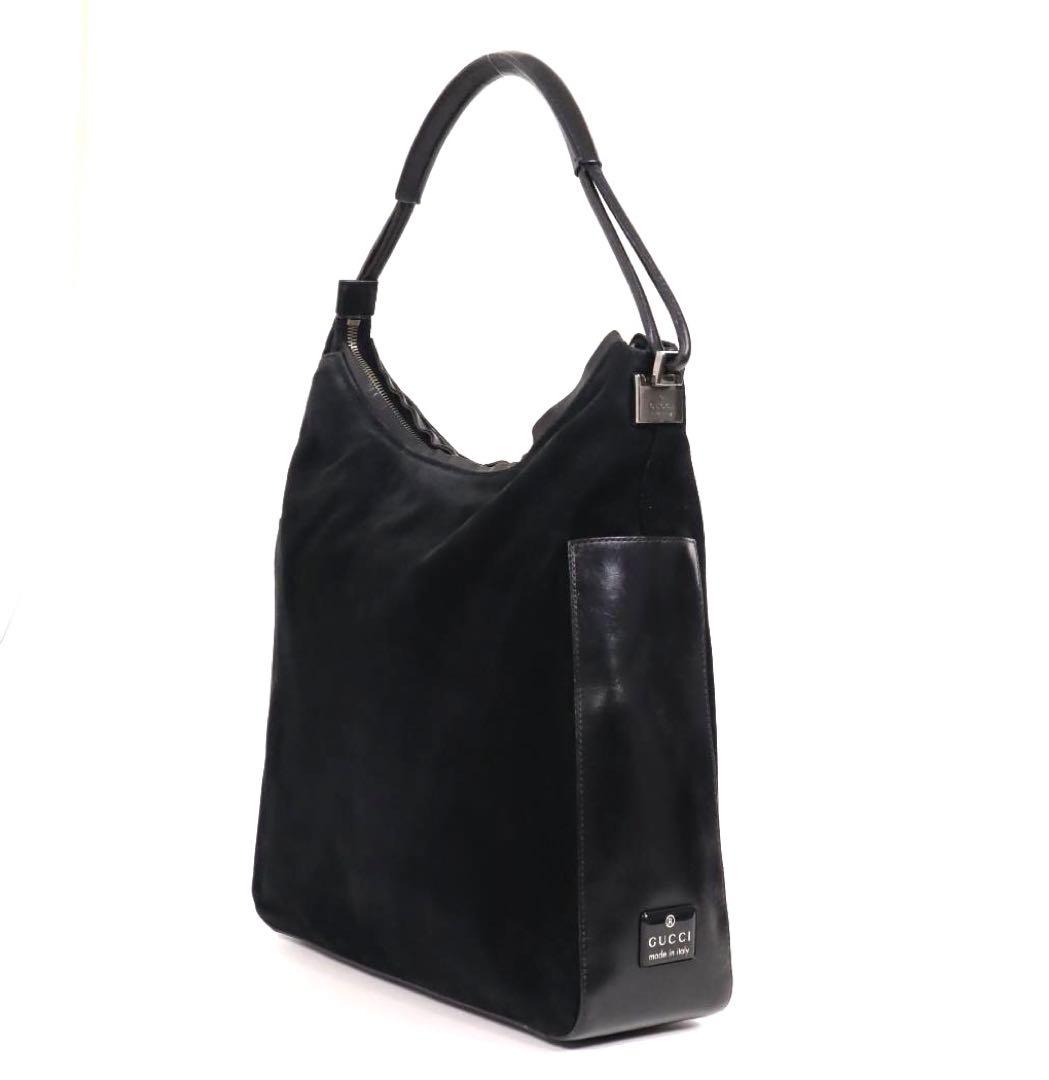Gucci Suede Hobo Shoulder Bag