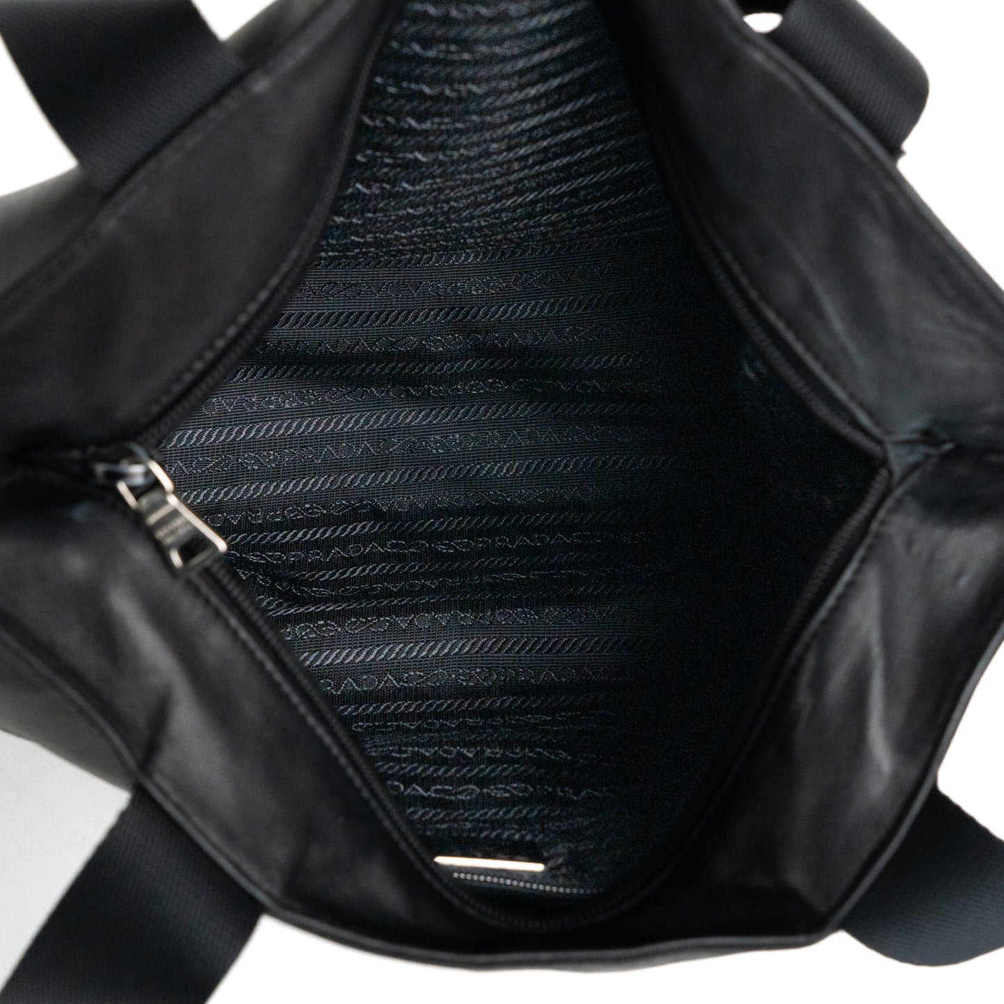 Prada Nappa City Black Leather Tote Bag