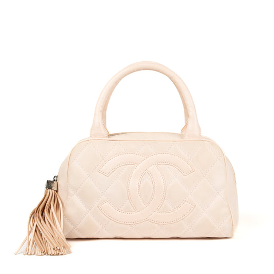 Chanel Caviar Bowler Handbag - St. Luxe