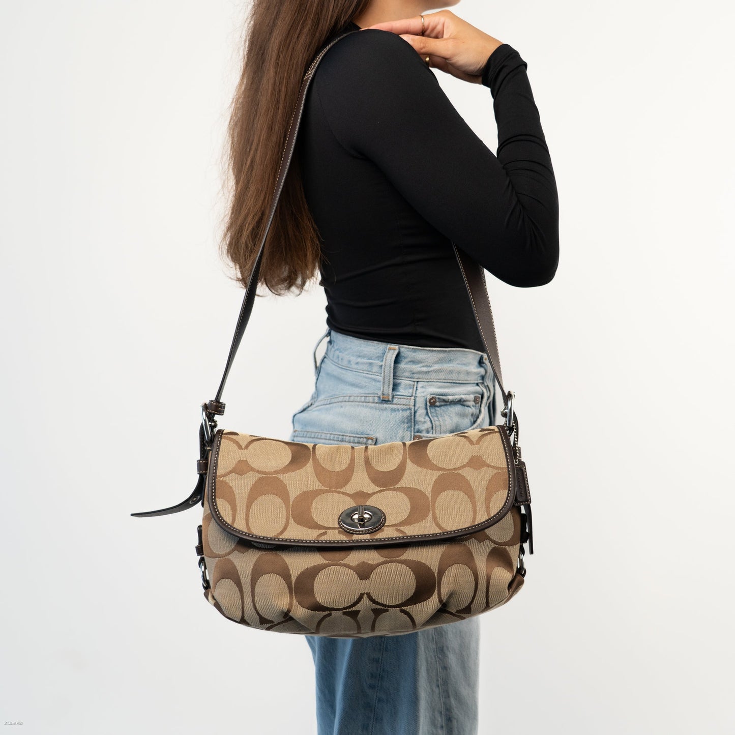 Coach Signature Sufflette Shoulder Bag - St. Luxe