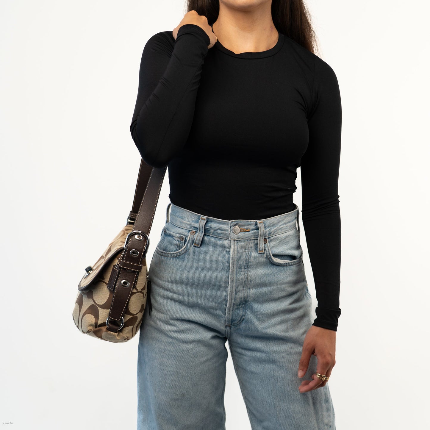 Coach Signature Sufflette Shoulder Bag - St. Luxe