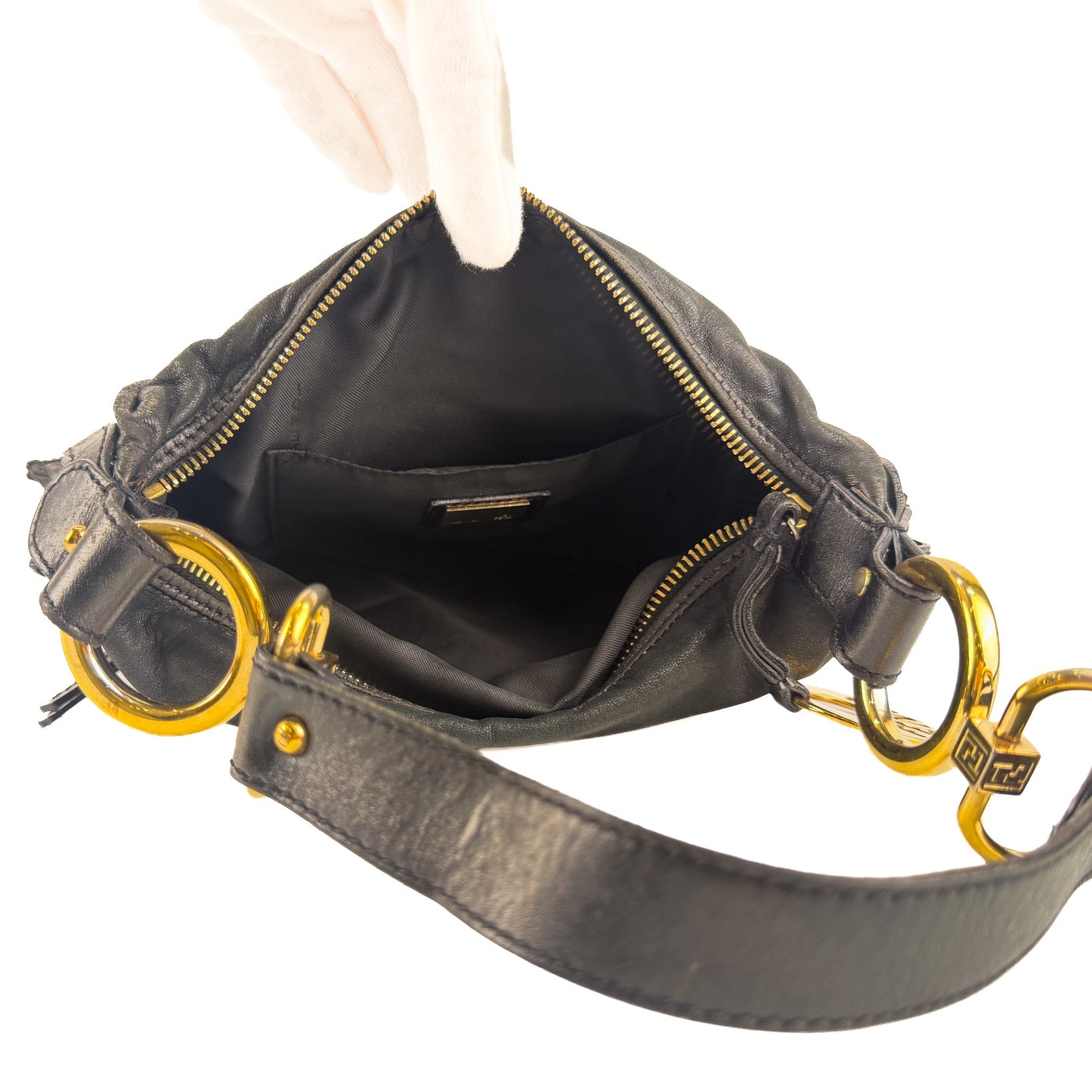 Fendi Chef Nappa Leather Shoulder Bag - St. Luxe
