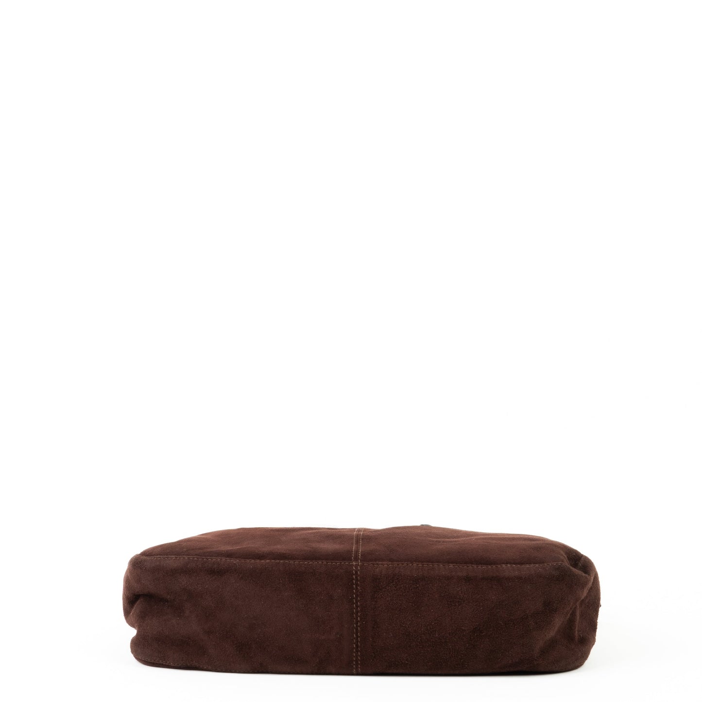 Fendi Mamma Baguette Dark Brown Suede - St. Luxe