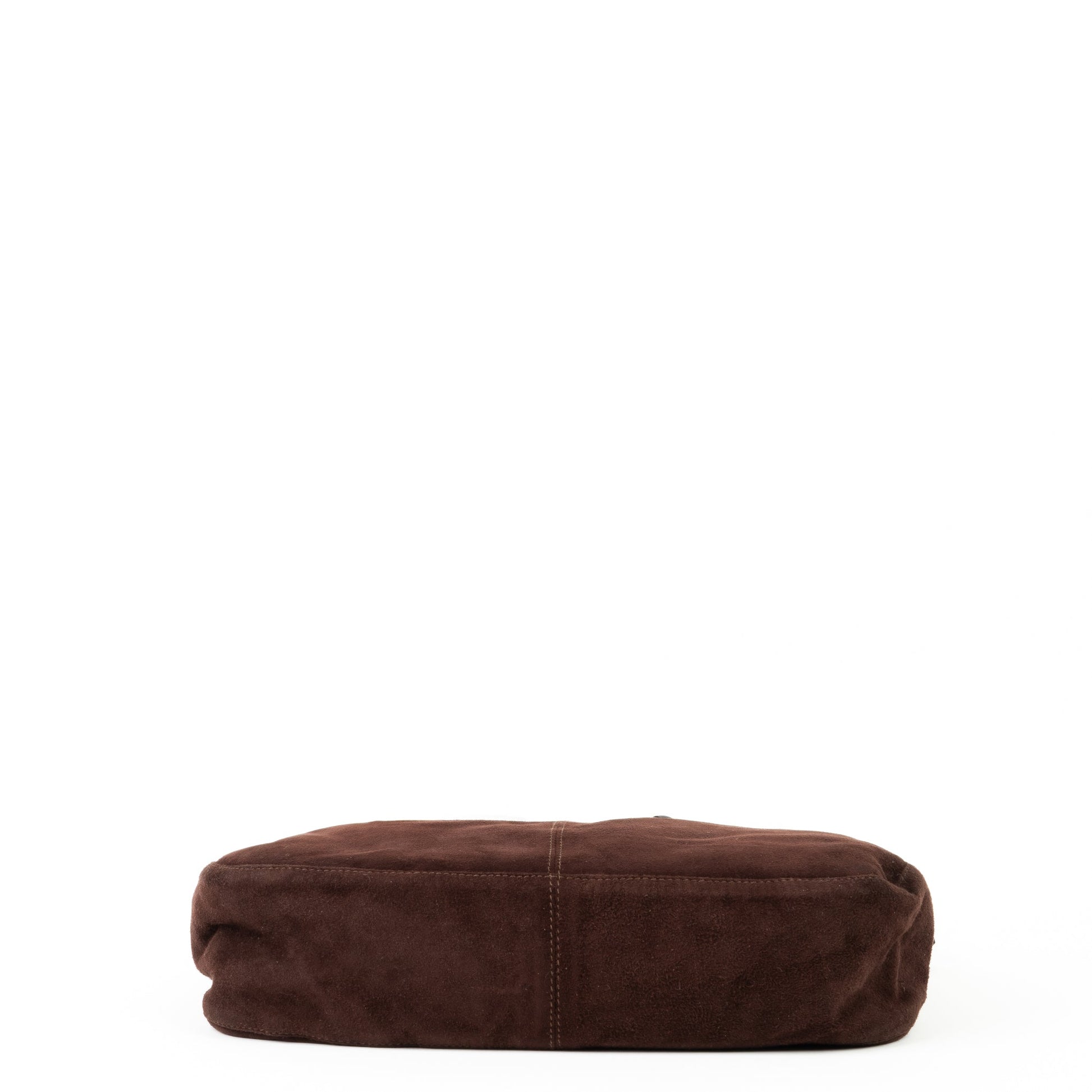 Fendi Mamma Baguette Dark Brown Suede - St. Luxe