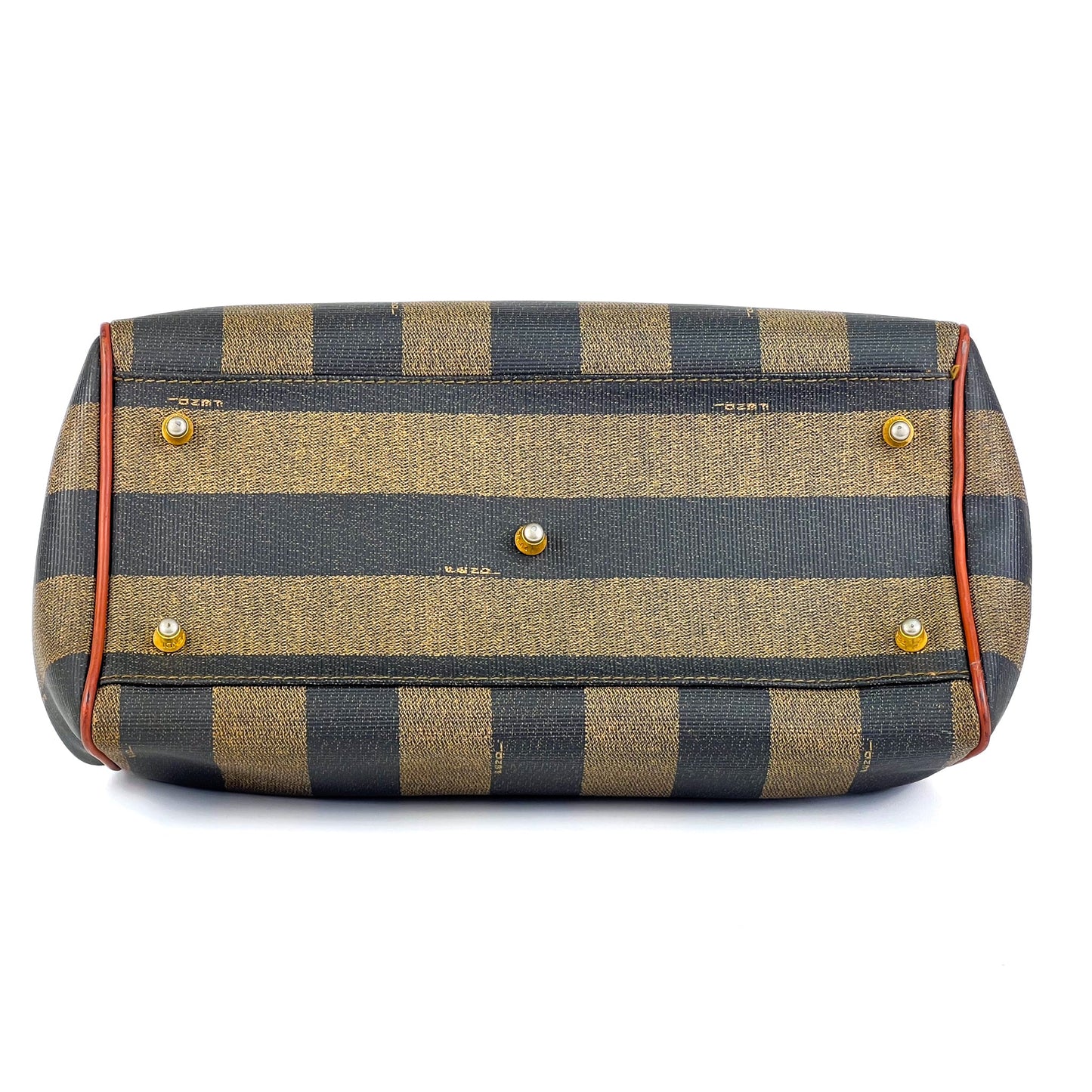 Fendi Pequin Boston Stripe Handbag - St. Luxe