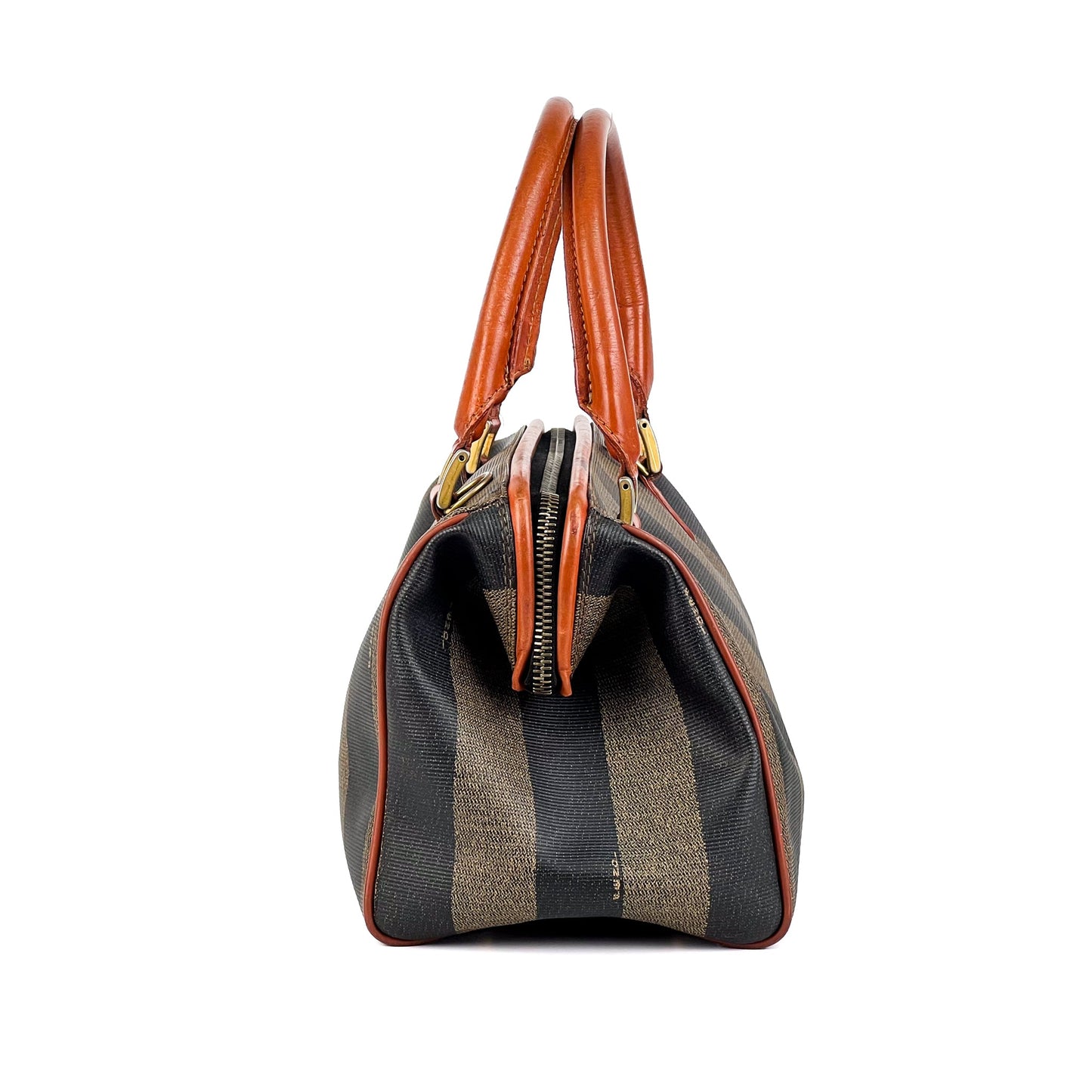 Fendi Pequin Boston Stripe Handbag - St. Luxe