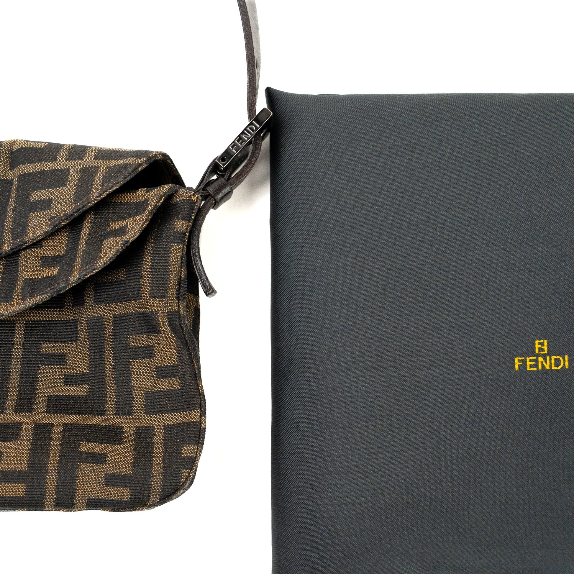 Fendi Zucca Baguette Brown - St. Luxe