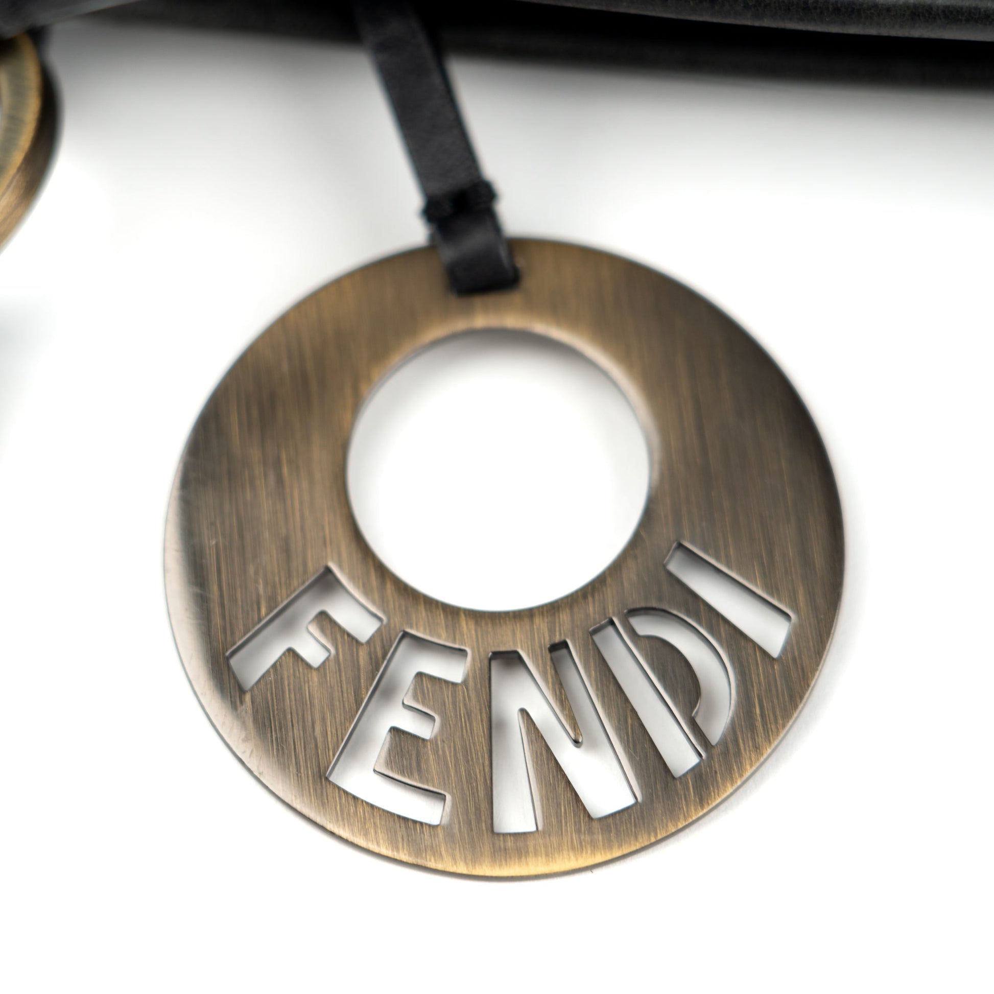 Fendi Zucca Chef Tote Bag in Black Suede - St. Luxe