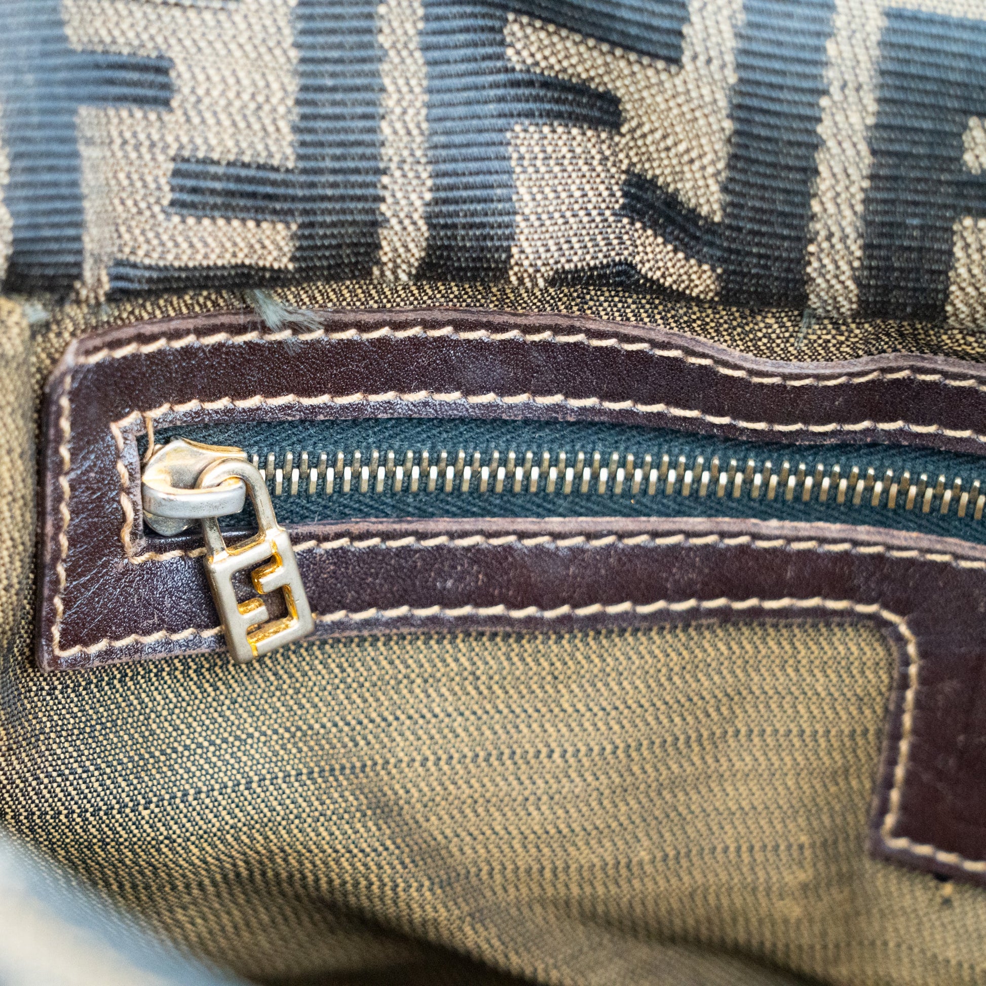 Fendi Zucca Mamma Baguette - St. Luxe