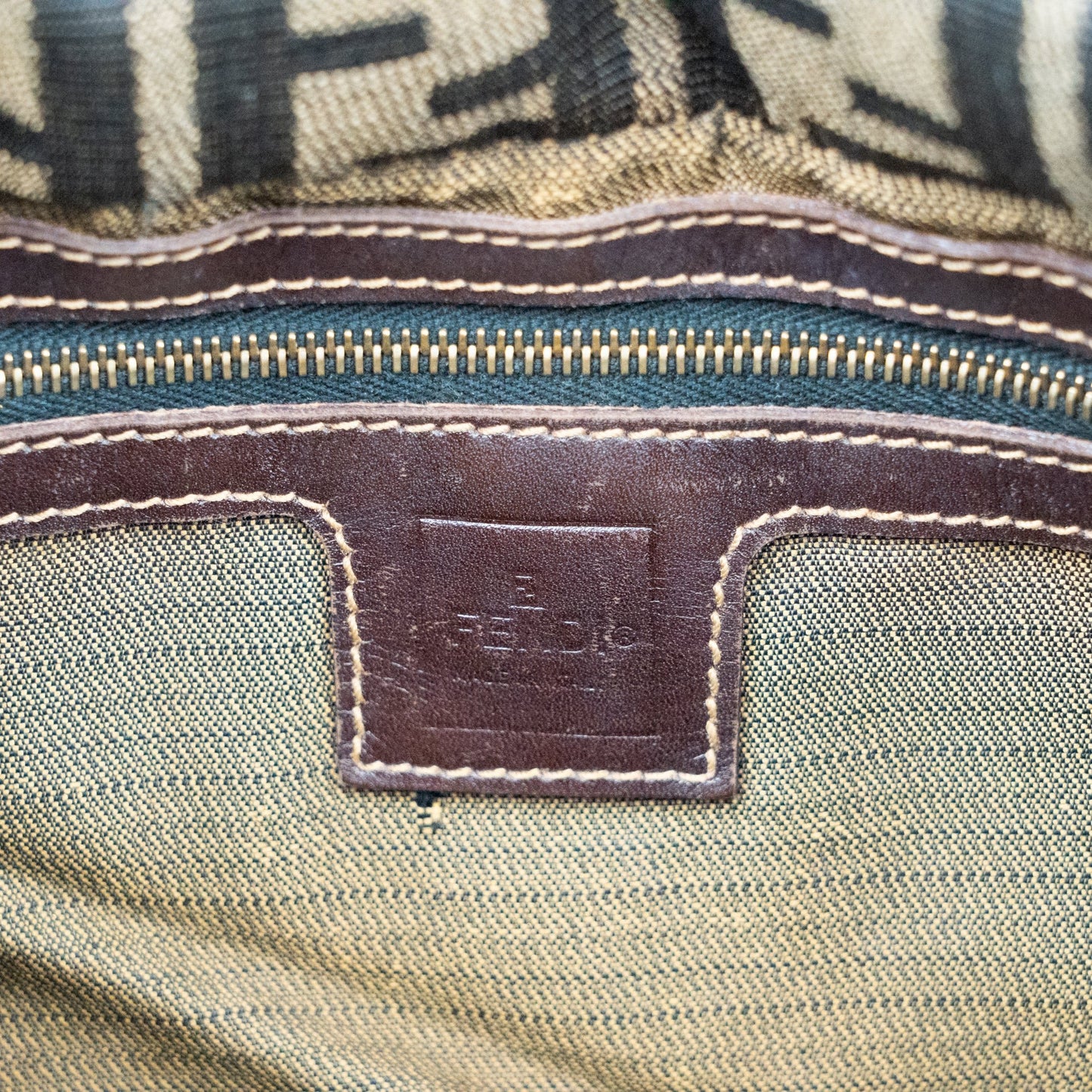 Fendi Zucca Mamma Baguette - St. Luxe