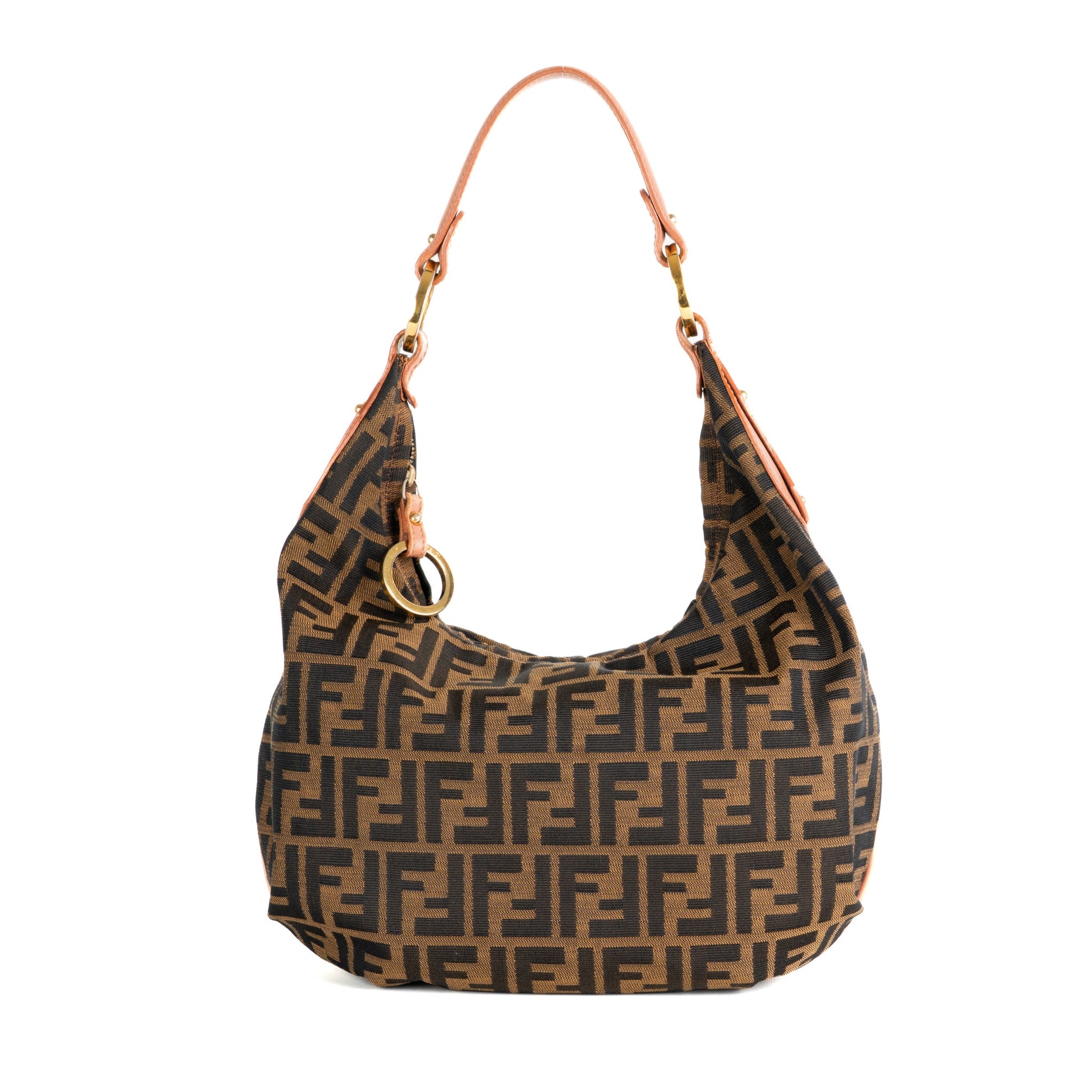 Fendi Zucca Monogram Hobo Bag - St. Luxe