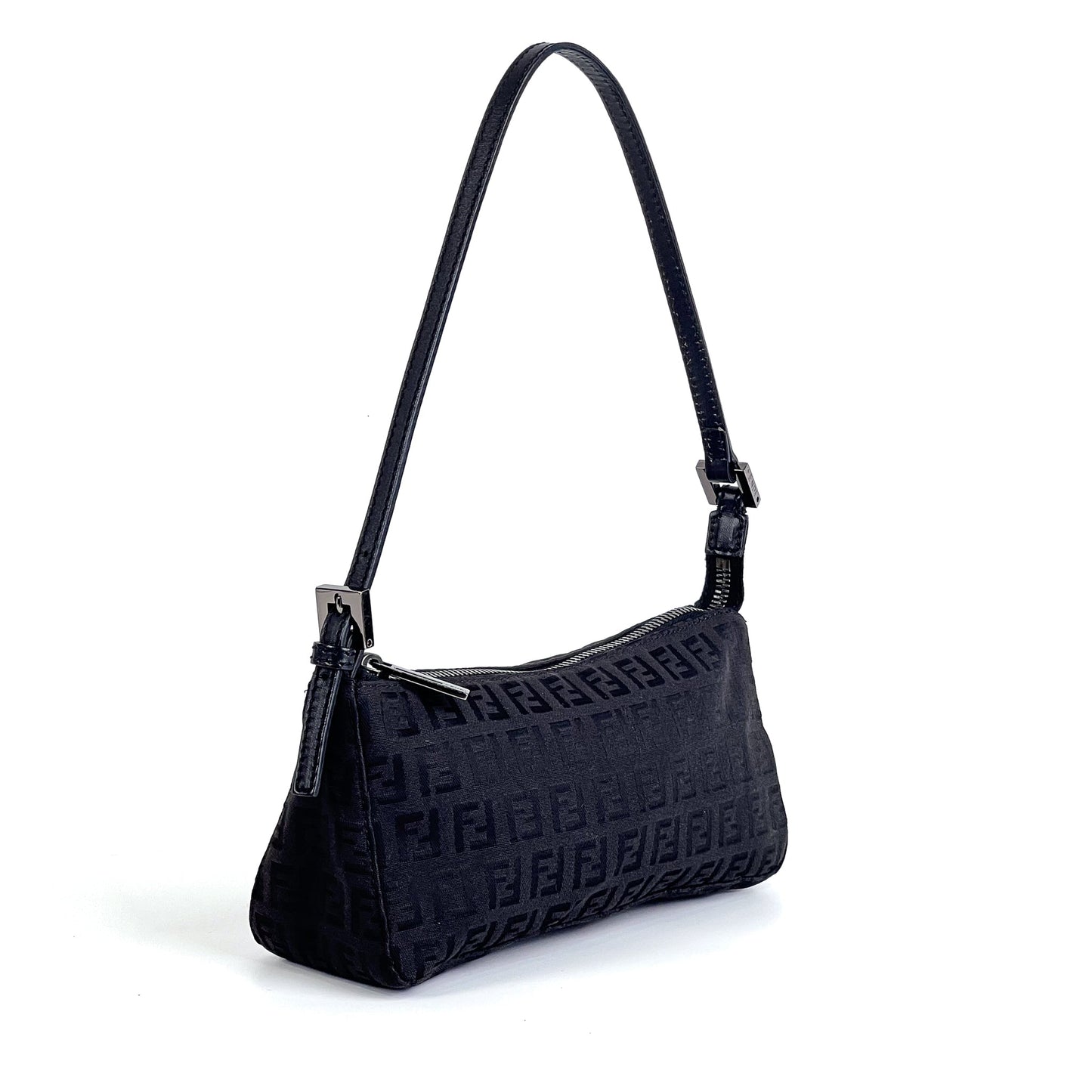 Fendi Zucchino Baguette Shoulder Bag - St. Luxe
