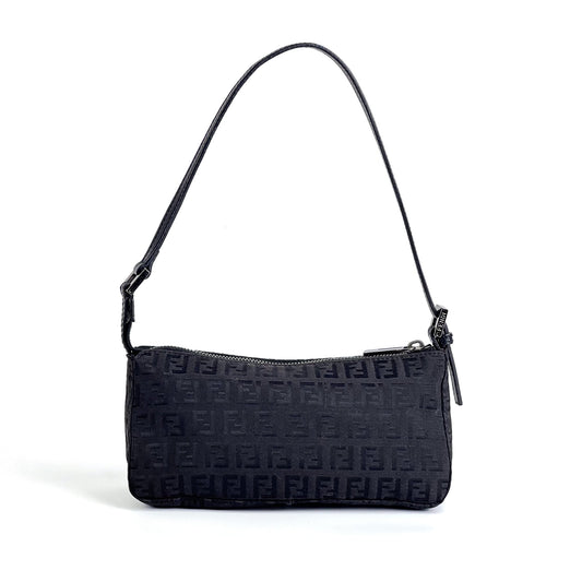 Fendi Zucchino Baguette Shoulder Bag - St. Luxe