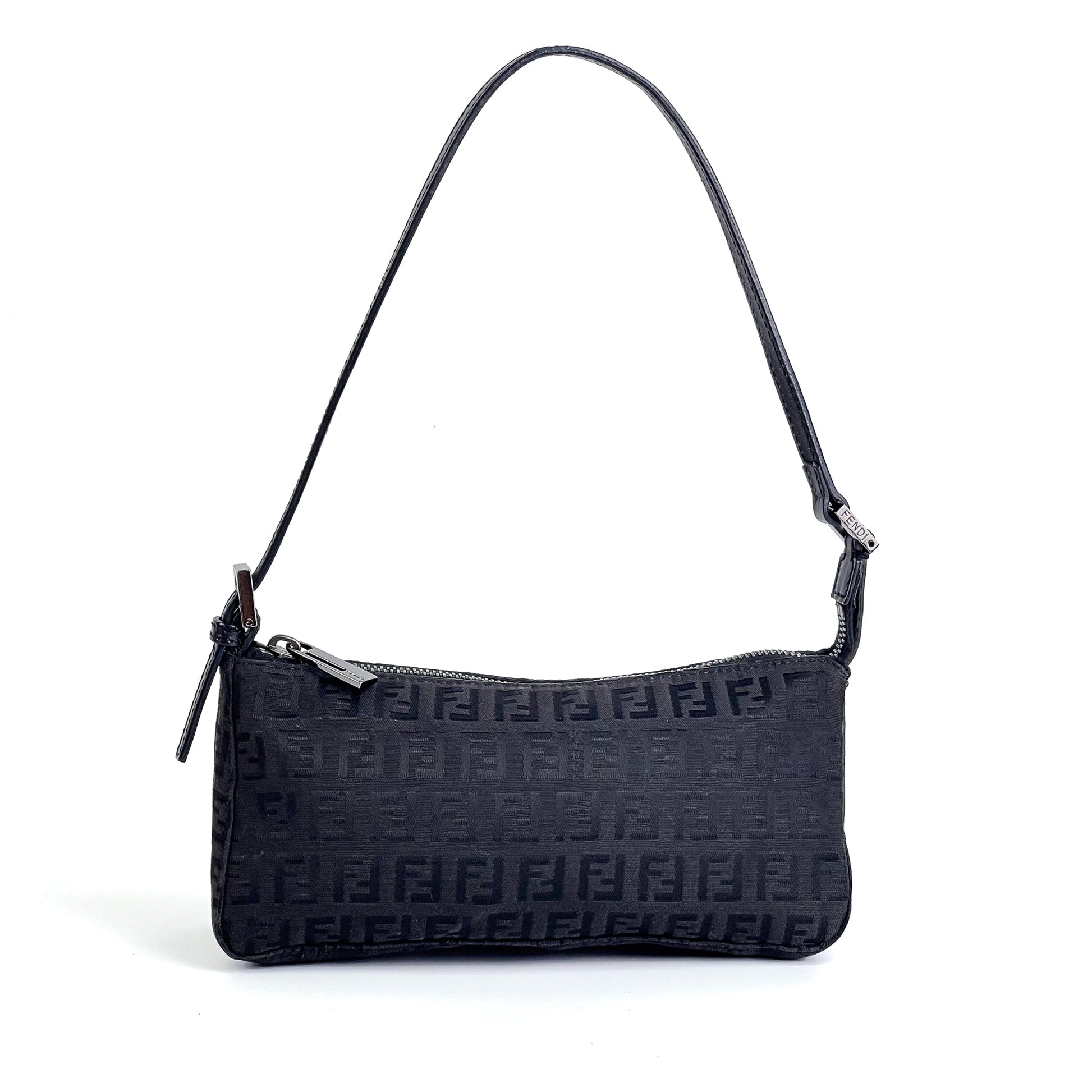 Fendi Zucchino Baguette Shoulder Bag - St. Luxe