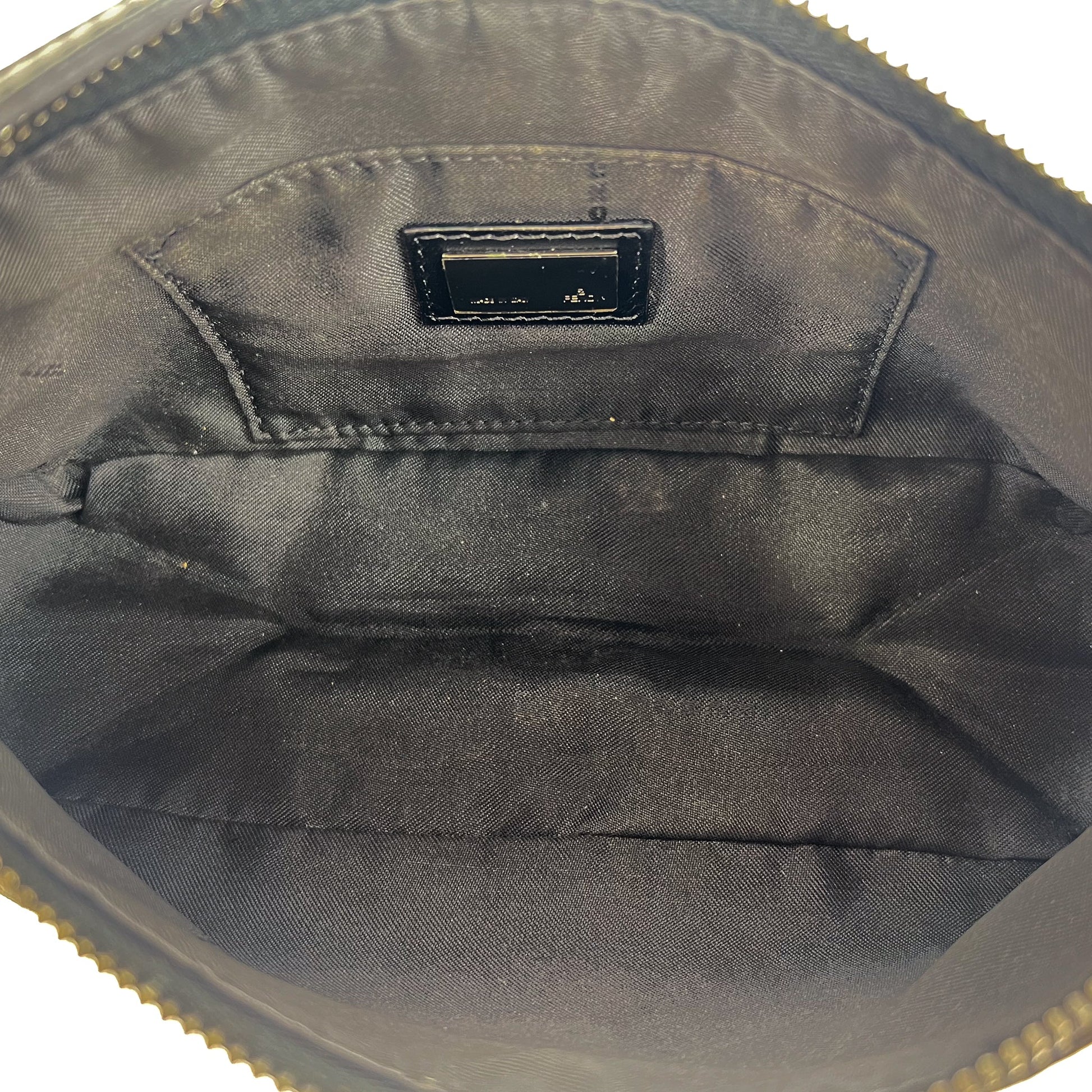 Fendi Zucchino Baguette Shoulder Bag - St. Luxe