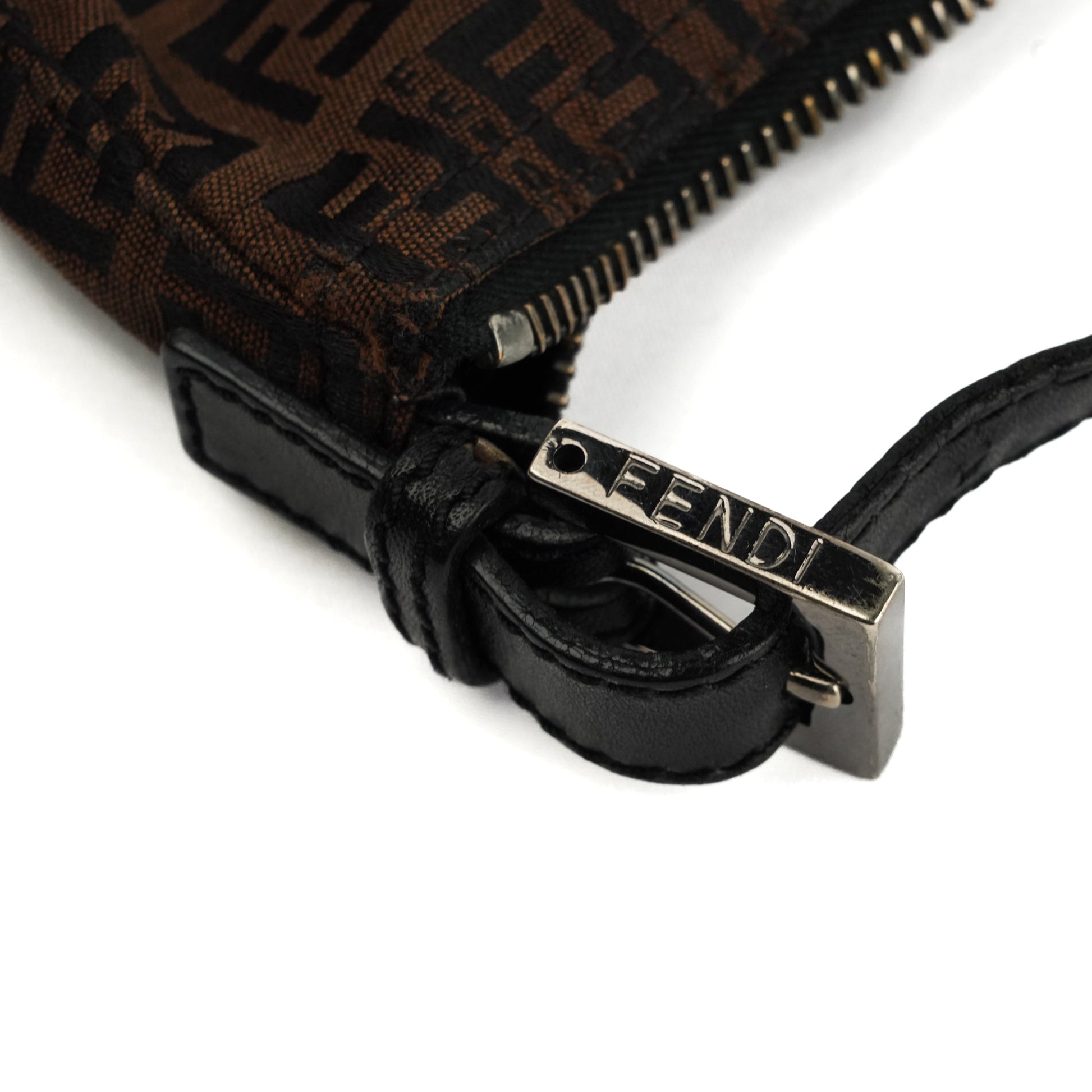 Fendi Zucchino Mini Handbag - Brown FF Monogram Canvas - St. Luxe
