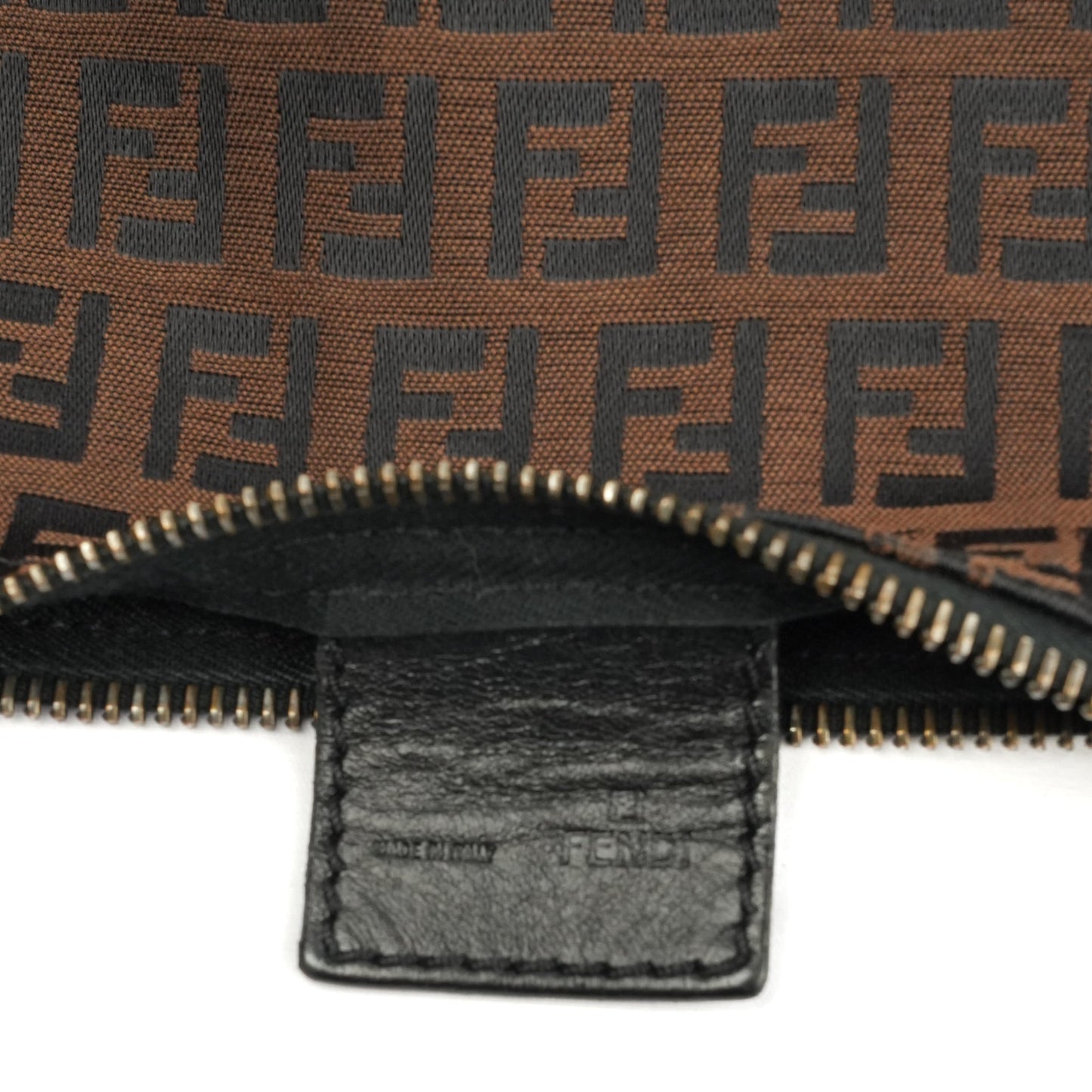 Fendi Zucchino Mini Handbag - Brown FF Monogram Canvas - St. Luxe