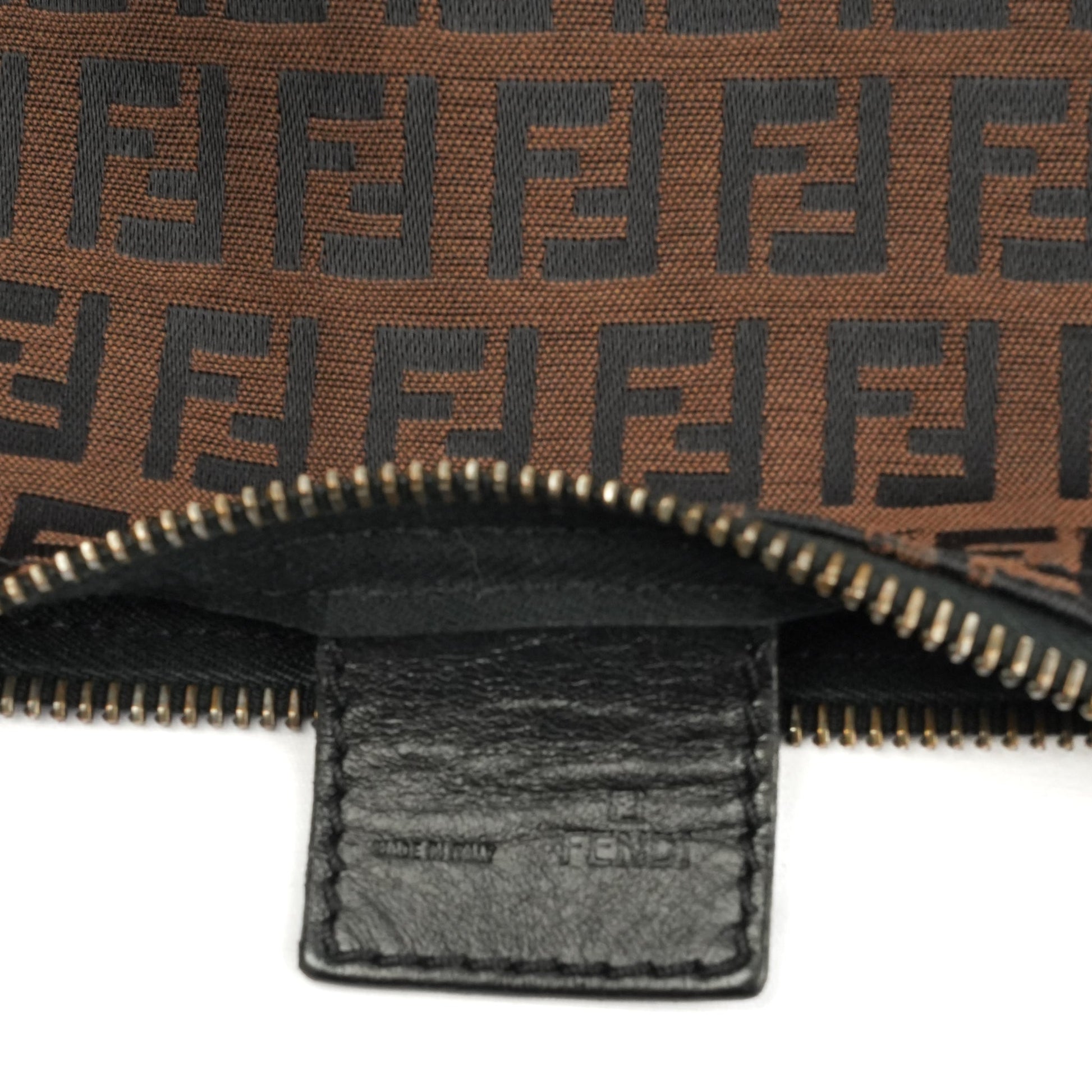 Fendi Zucchino Mini Handbag - Brown FF Monogram Canvas - St. Luxe