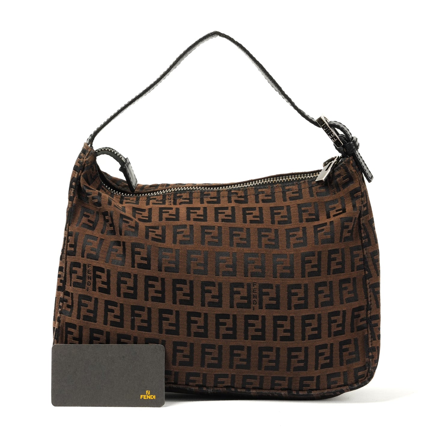 Fendi Zucchino Mini Handbag - Brown FF Monogram Canvas - St. Luxe
