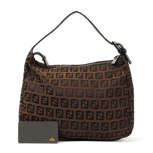 Fendi Zucchino Mini Handbag - Brown FF Monogram Canvas - St. Luxe