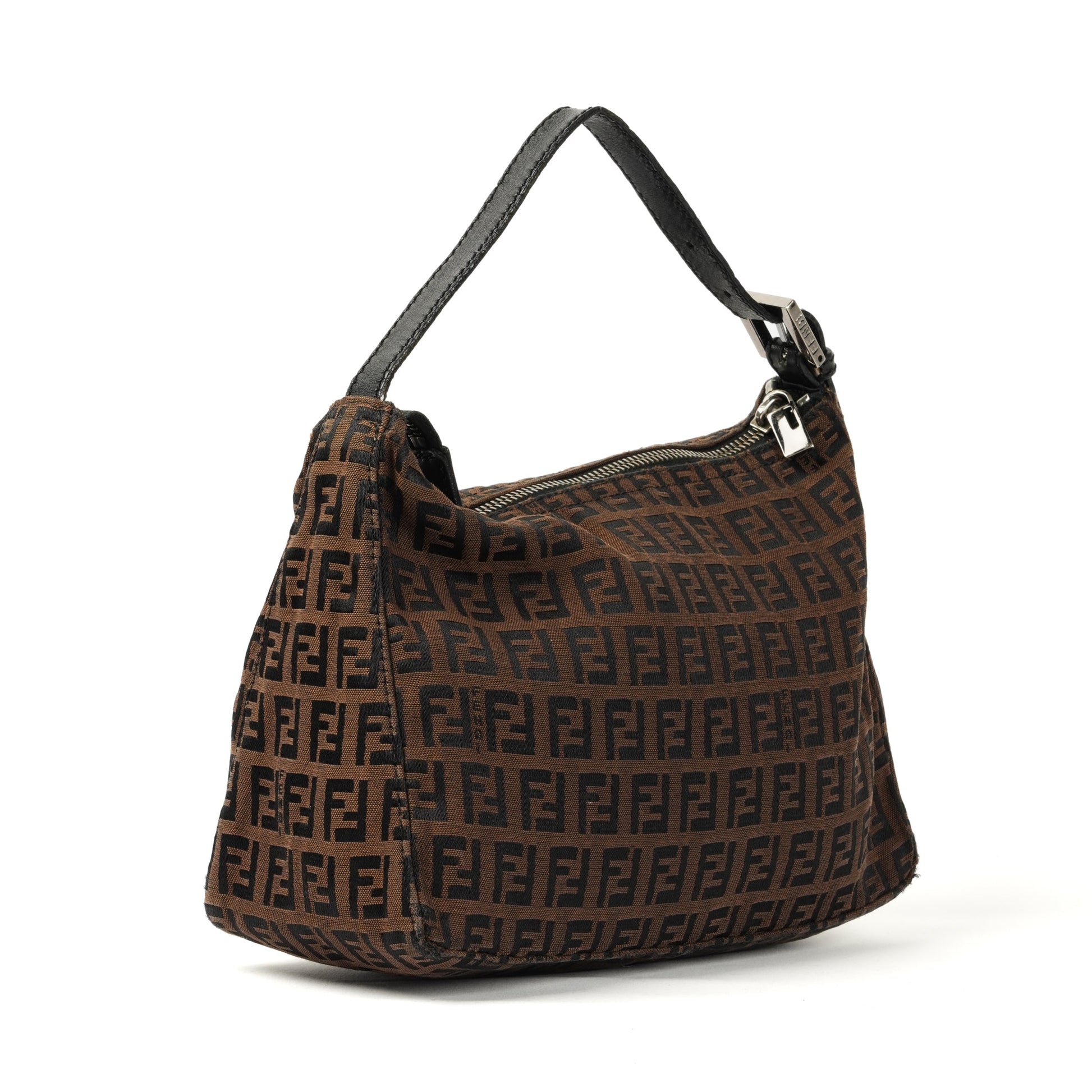 Fendi Zucchino Mini Handbag - Brown FF Monogram Canvas - St. Luxe