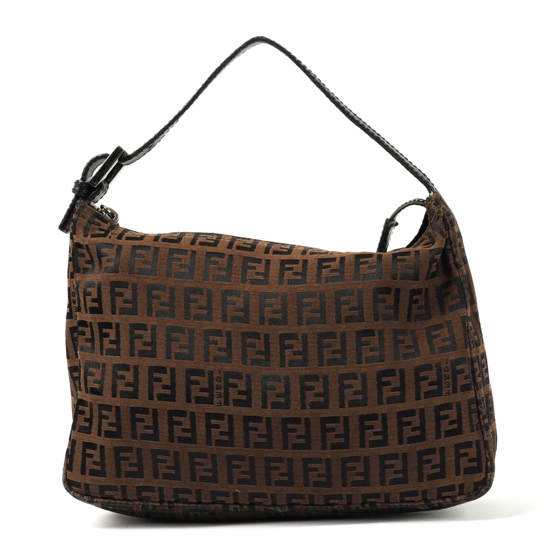 Fendi Zucchino Mini Handbag - Brown FF Monogram Canvas - St. Luxe