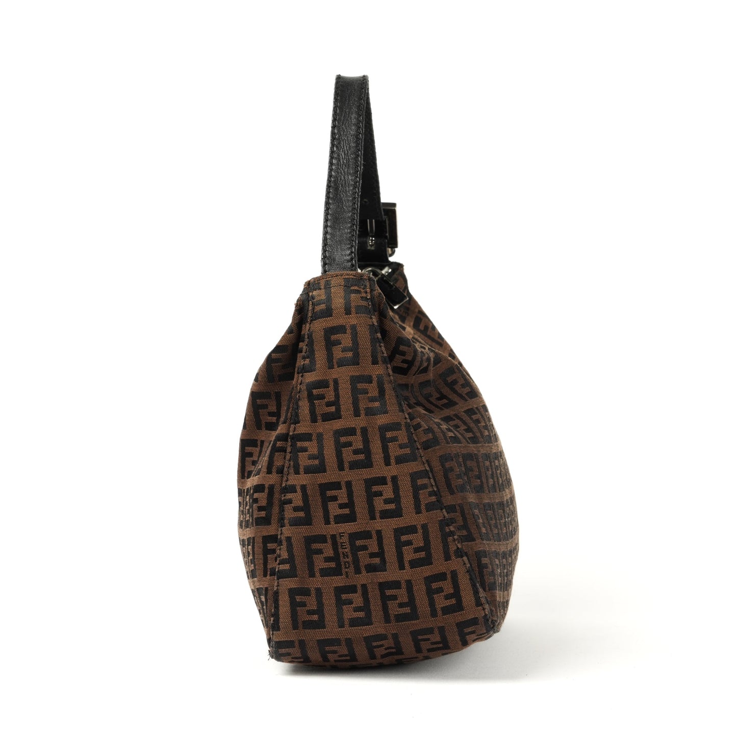 Fendi Zucchino Mini Handbag - Brown FF Monogram Canvas - St. Luxe