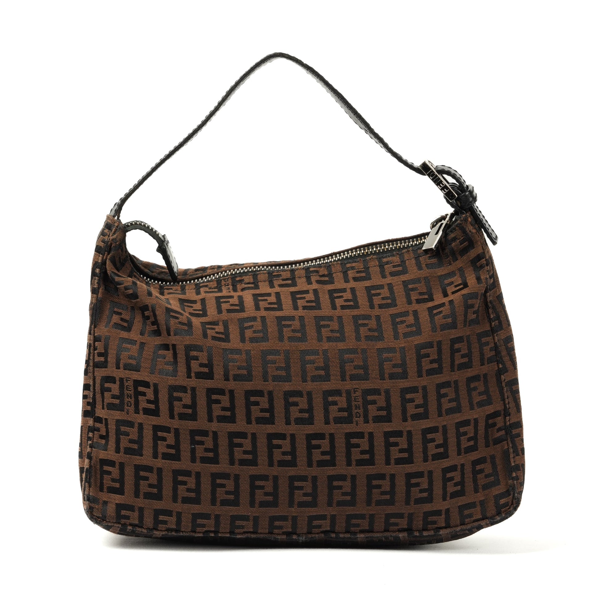 Fendi Zucchino Mini Handbag - Brown FF Monogram Canvas - St. Luxe