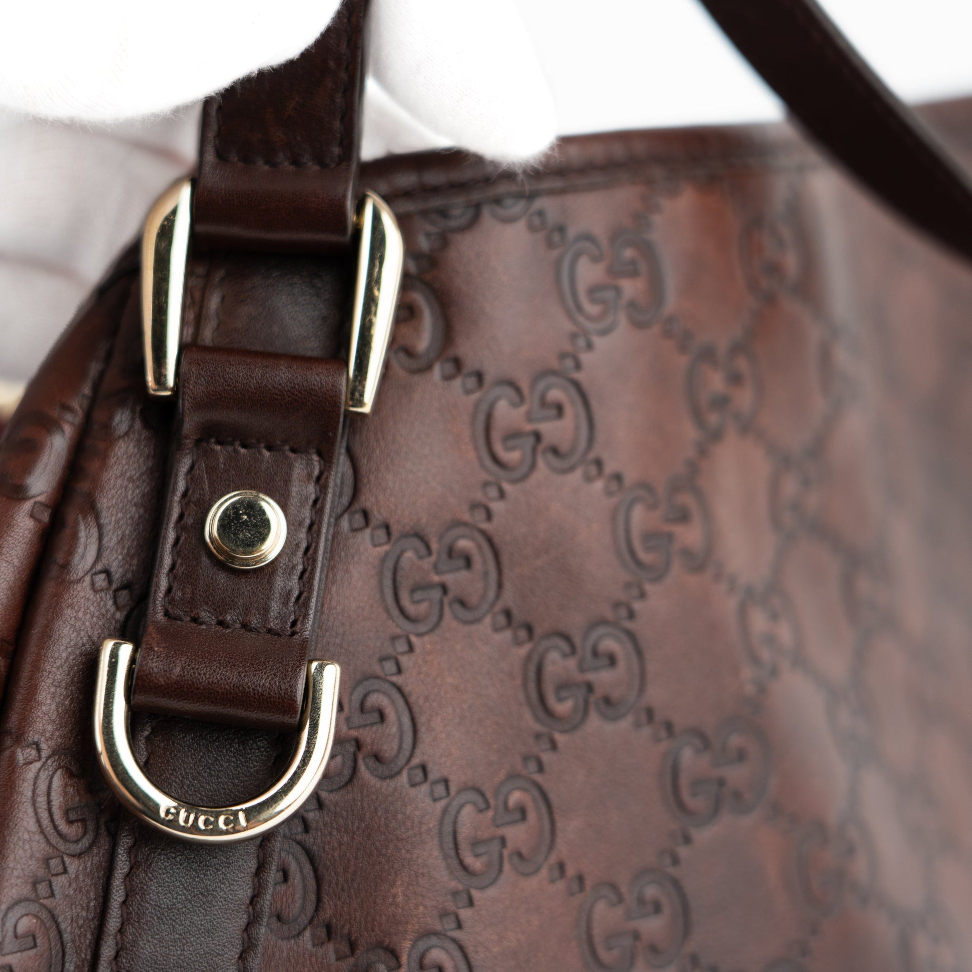 Gucci Abbey Guccissima Leather Bag - St. Luxe