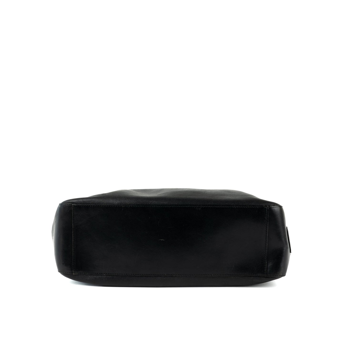 Gucci Black Leather Punch Tote Bag - St. Luxe