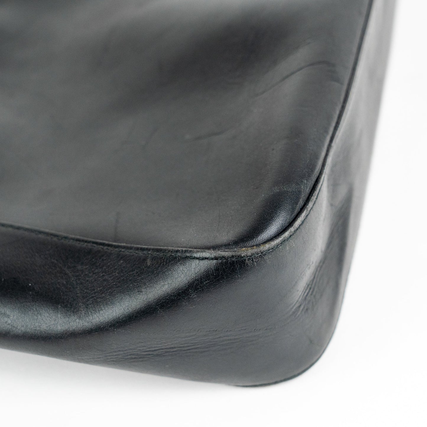 Gucci Black Leather Web Shoulder Tote Bag - St. Luxe