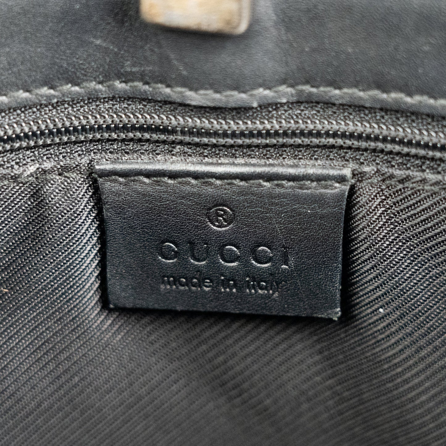 Gucci GG Canvas Black Shoulder Bag - St. Luxe