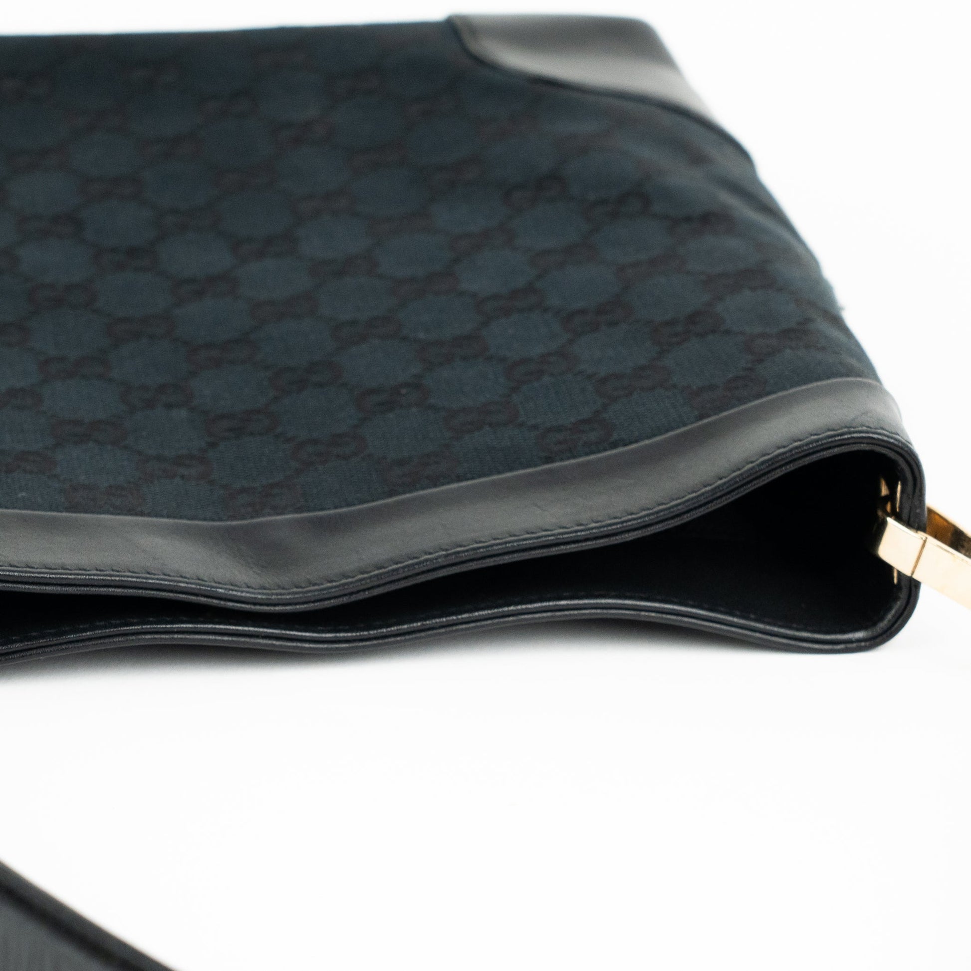Gucci GG Canvas Black Shoulder Bag - St. Luxe
