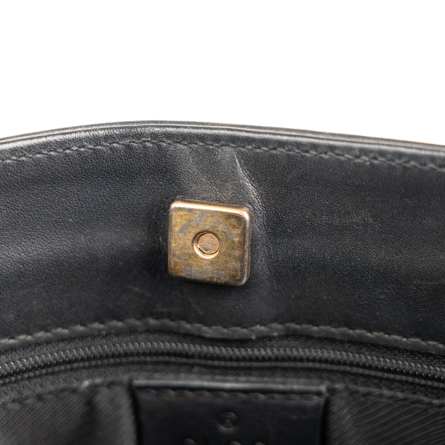 Gucci GG Canvas Black Shoulder Bag - St. Luxe