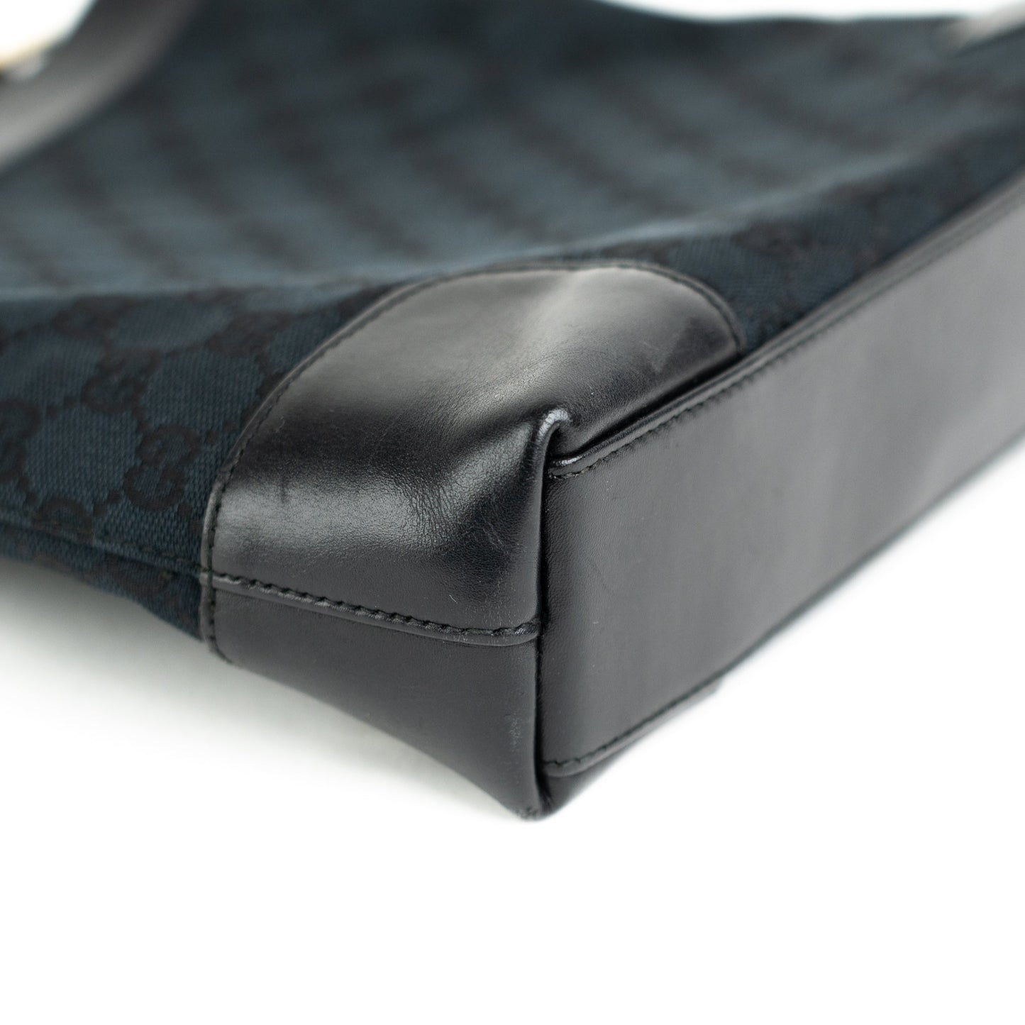 Gucci GG Canvas Black Shoulder Bag - St. Luxe