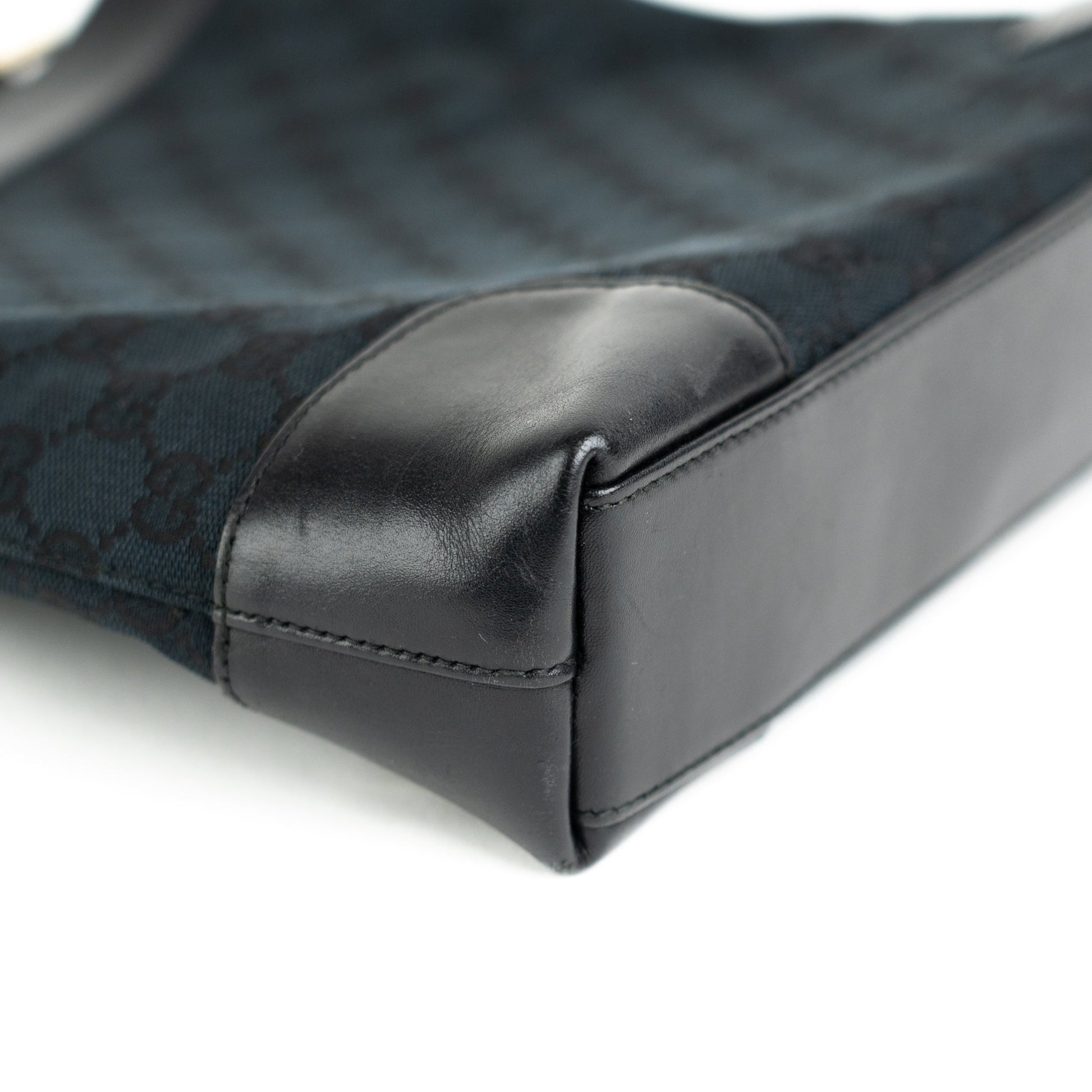 Gucci GG Canvas Black Shoulder Bag - St. Luxe