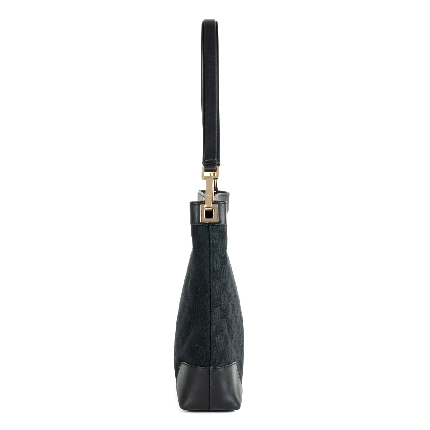 Gucci GG Canvas Black Shoulder Bag - St. Luxe