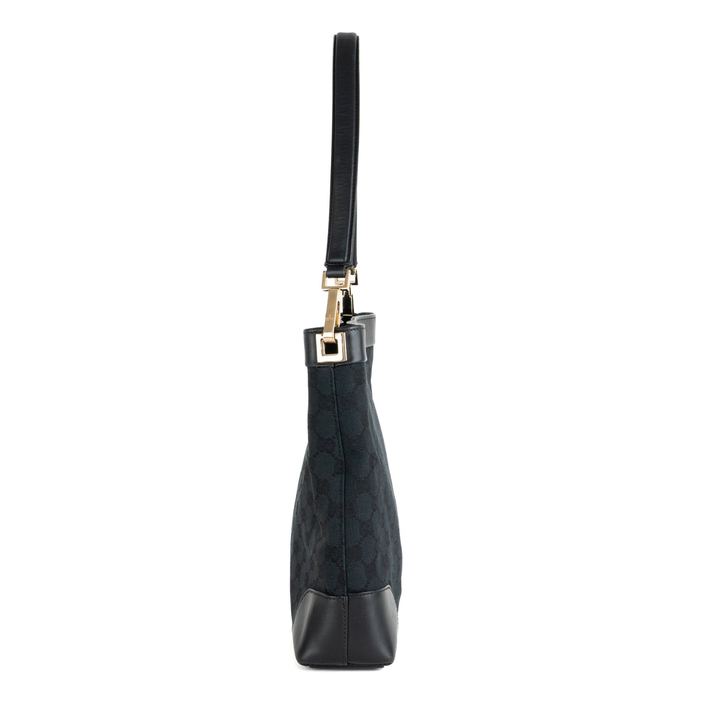 Gucci GG Canvas Black Shoulder Bag - St. Luxe