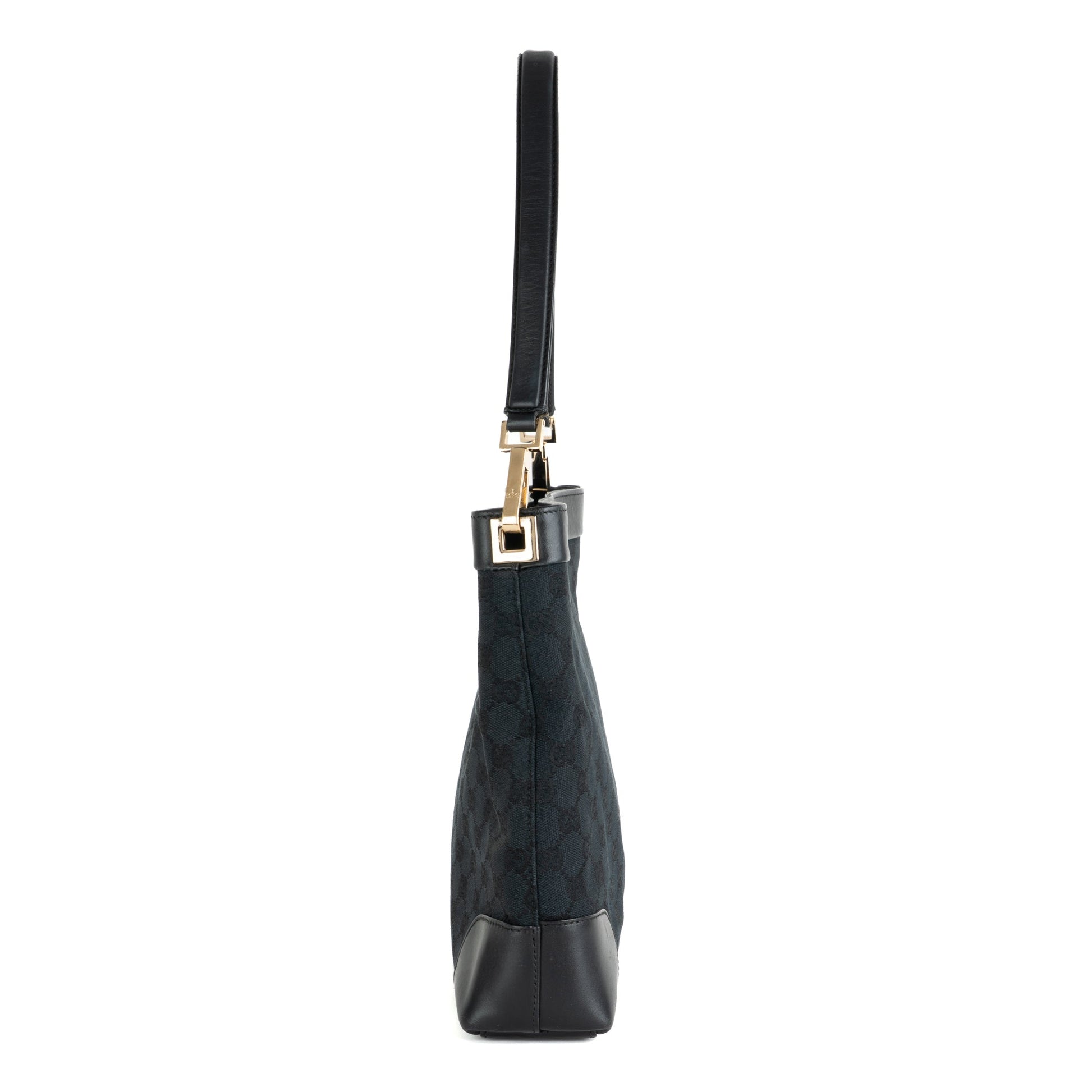 Gucci GG Canvas Black Shoulder Bag - St. Luxe