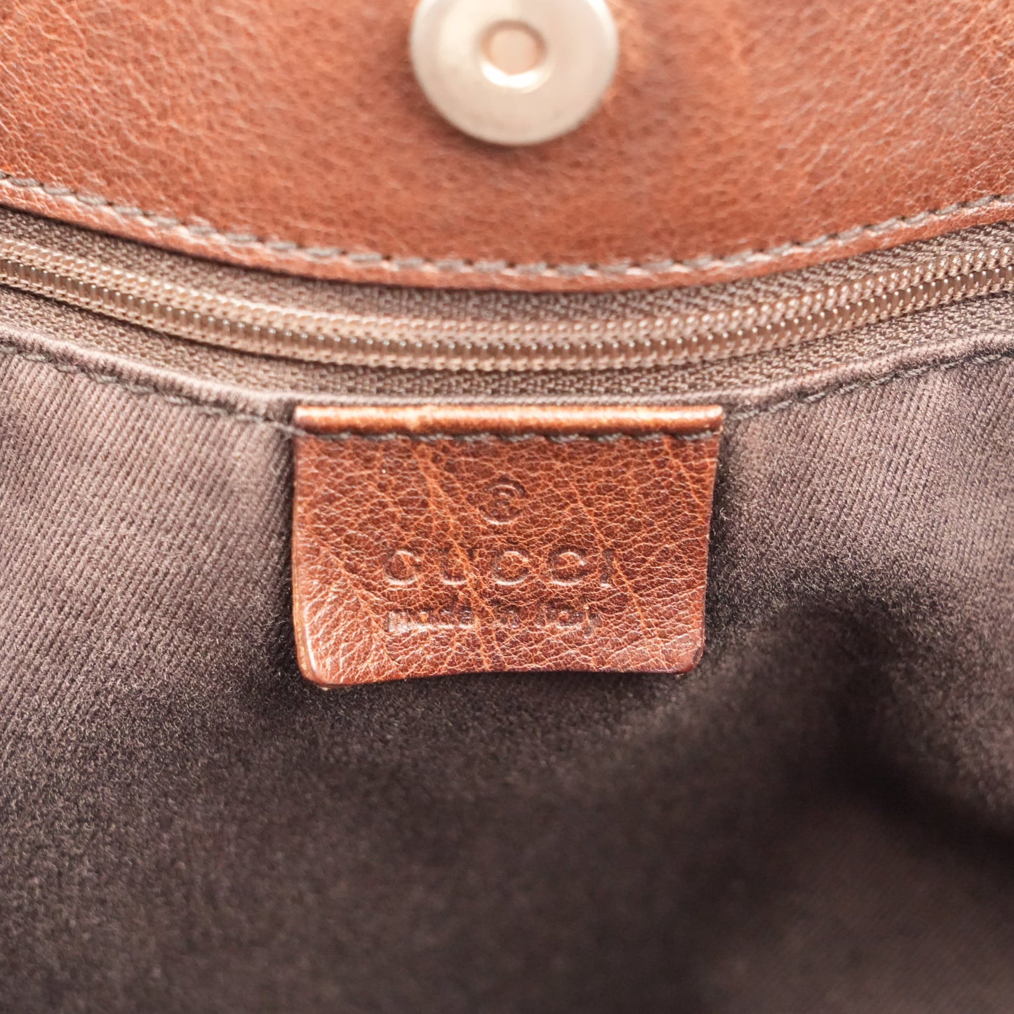 Gucci GG Canvas Horsebit Shoulder Bag - Brown - St. Luxe