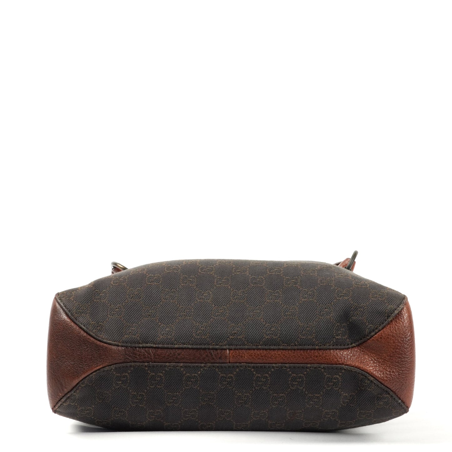 Gucci GG Canvas Horsebit Shoulder Bag - Brown - St. Luxe