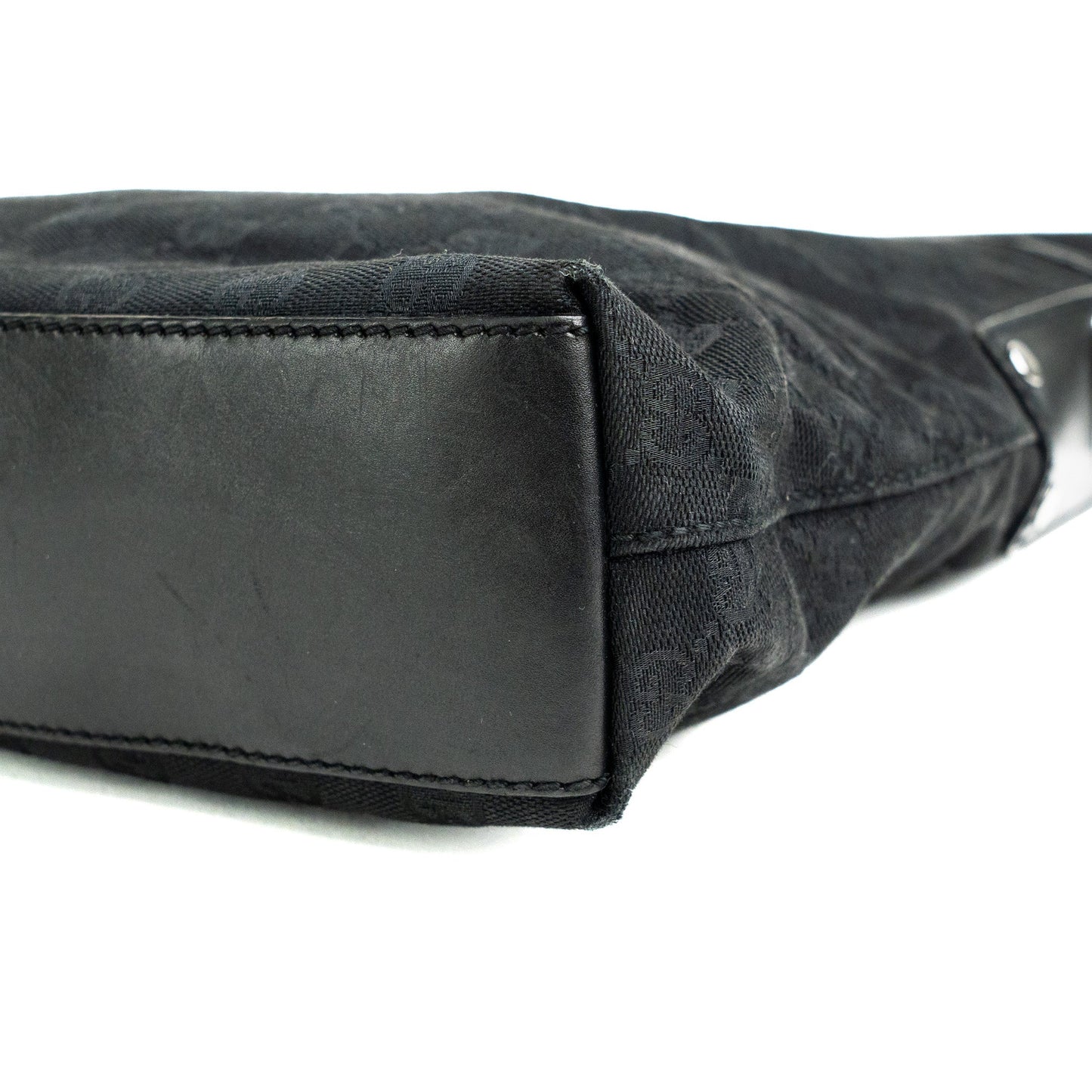 Gucci GG Canvas Pistol Lock Shoulder Bag - St. Luxe