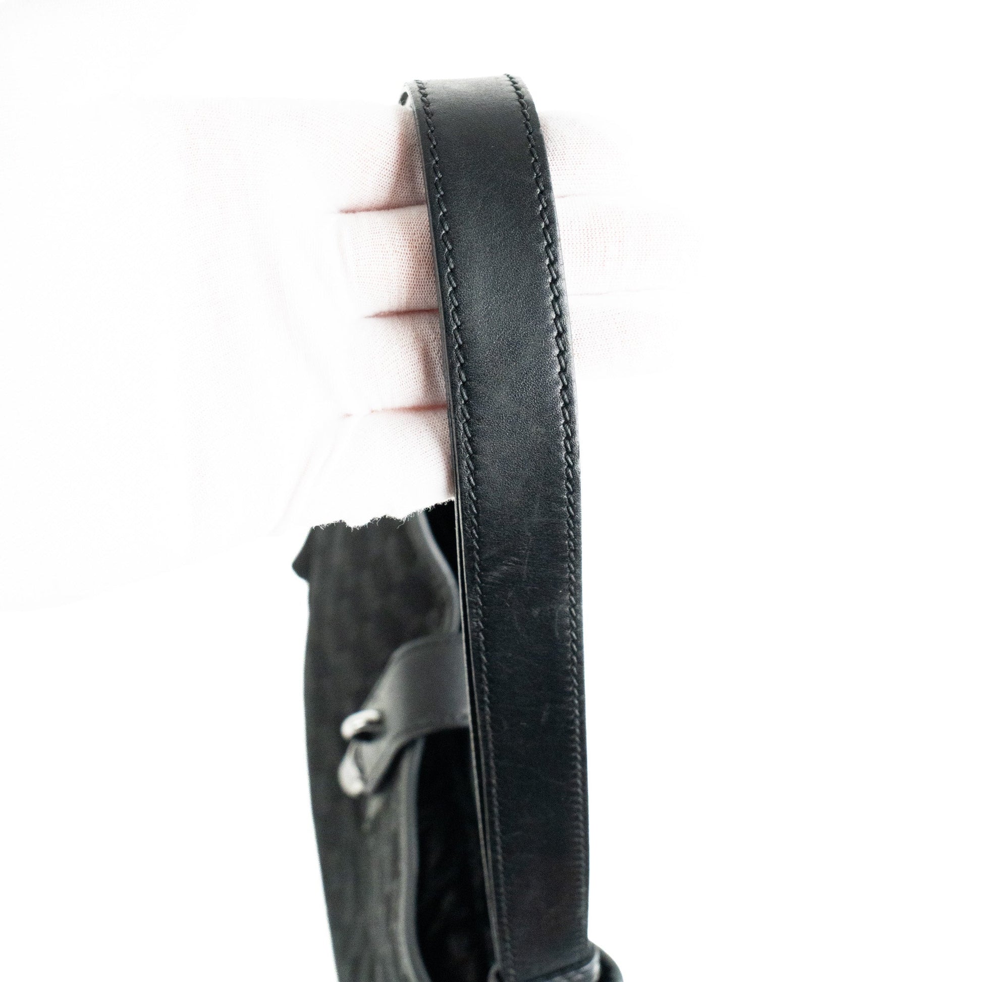 Gucci GG Canvas Pistol Lock Shoulder Bag - St. Luxe