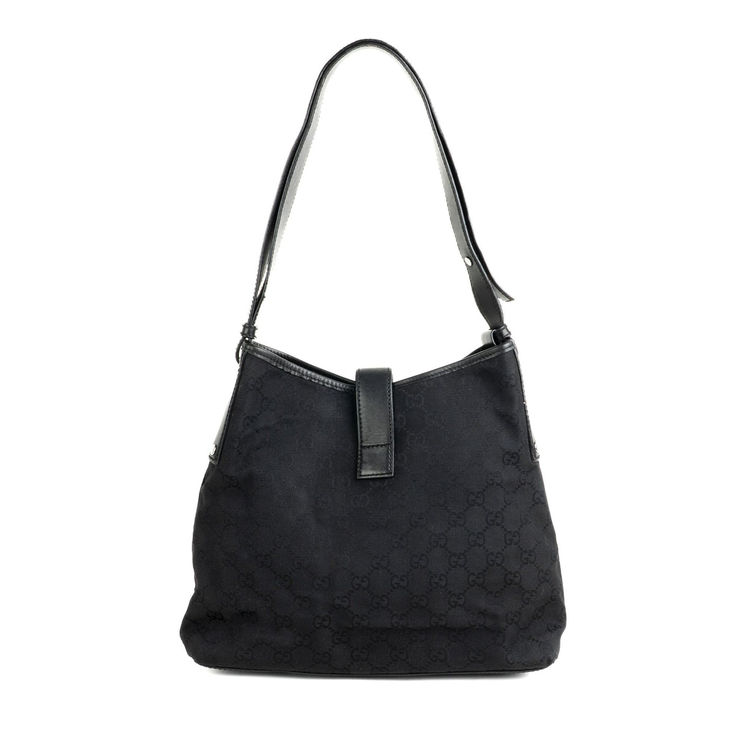 Gucci GG Canvas Pistol Lock Shoulder Bag - St. Luxe
