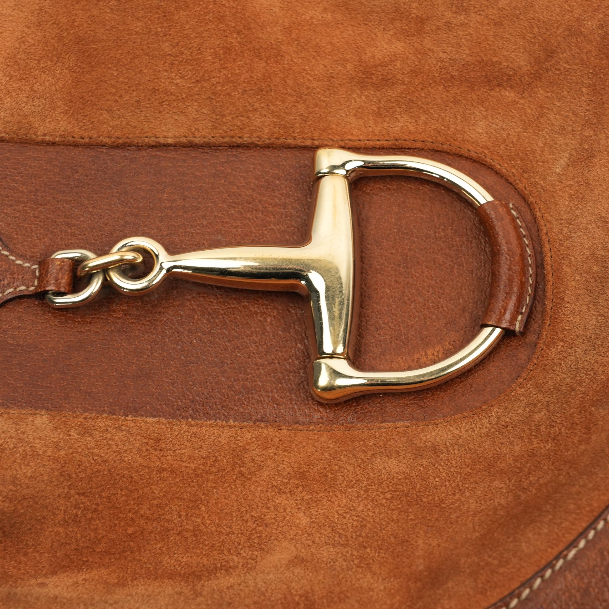 Gucci Horsebit Hasler Hobo - Brown Leather Shoulder Bag - St. Luxe
