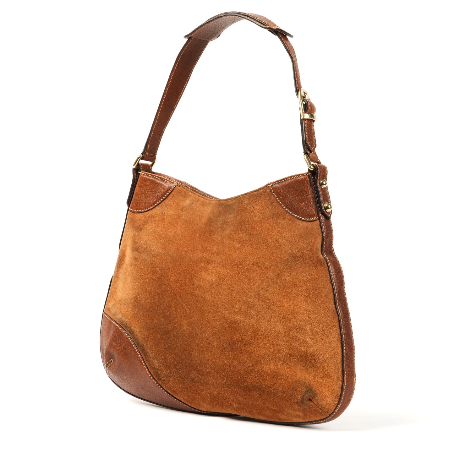 Gucci Horsebit Hasler Hobo - Brown Leather Shoulder Bag - St. Luxe