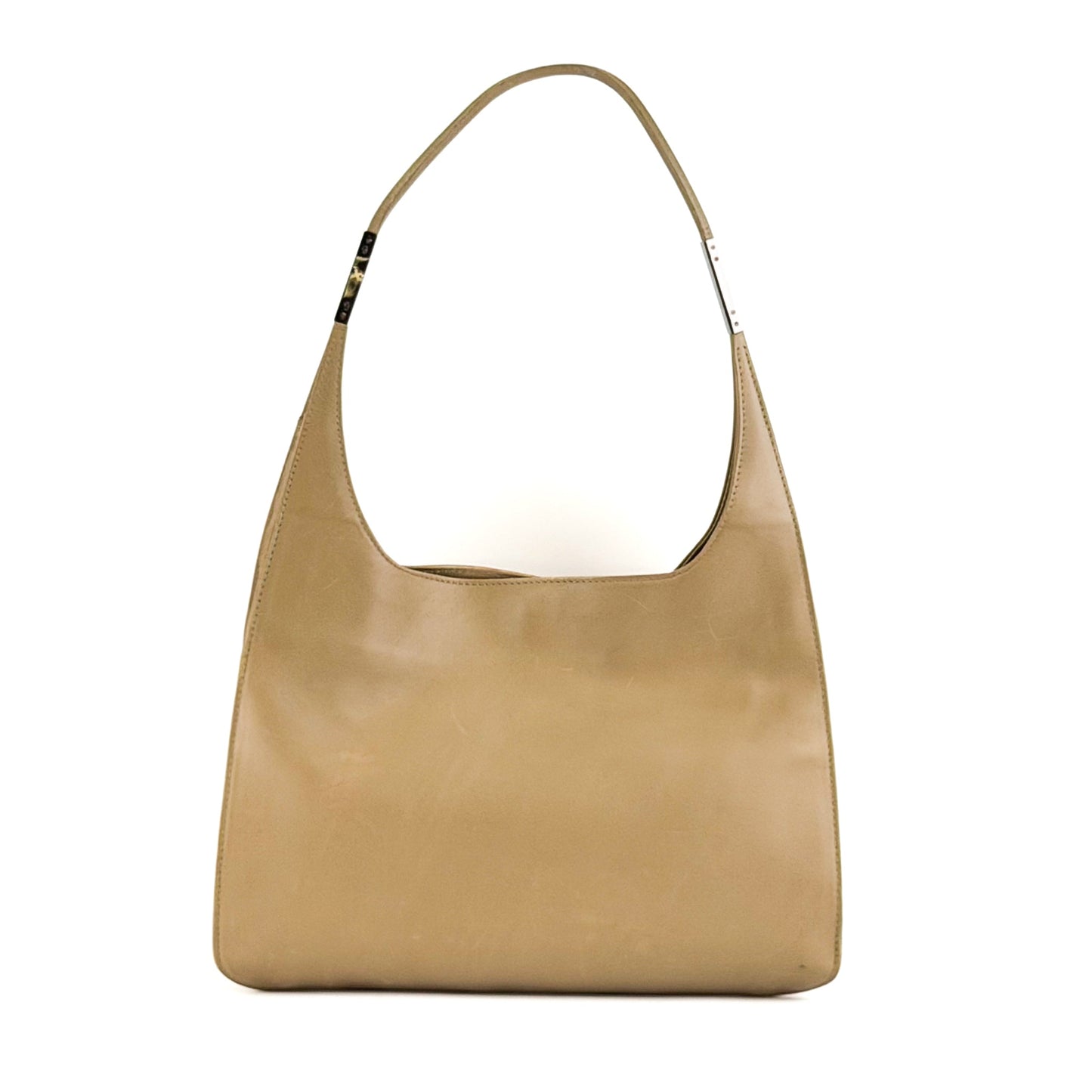 Gucci Jackie Beige Leather Shoulder Bag - St. Luxe